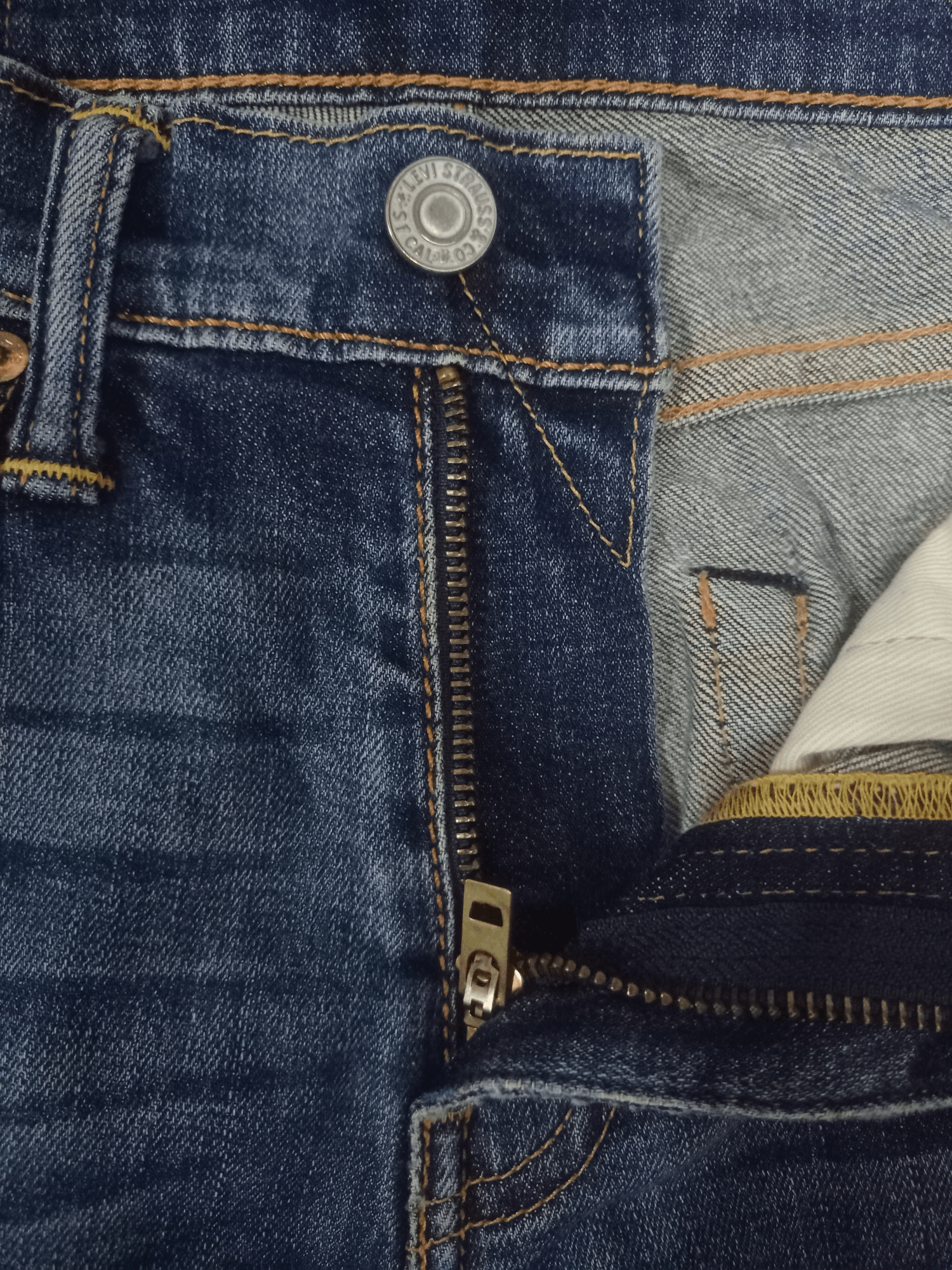 Levi's × Levi's Vintage Clothing Vintage Levis 511 Blue Wash Ripped Distressed Jeans 29x31 Size US 29 - 3 Thumbnail