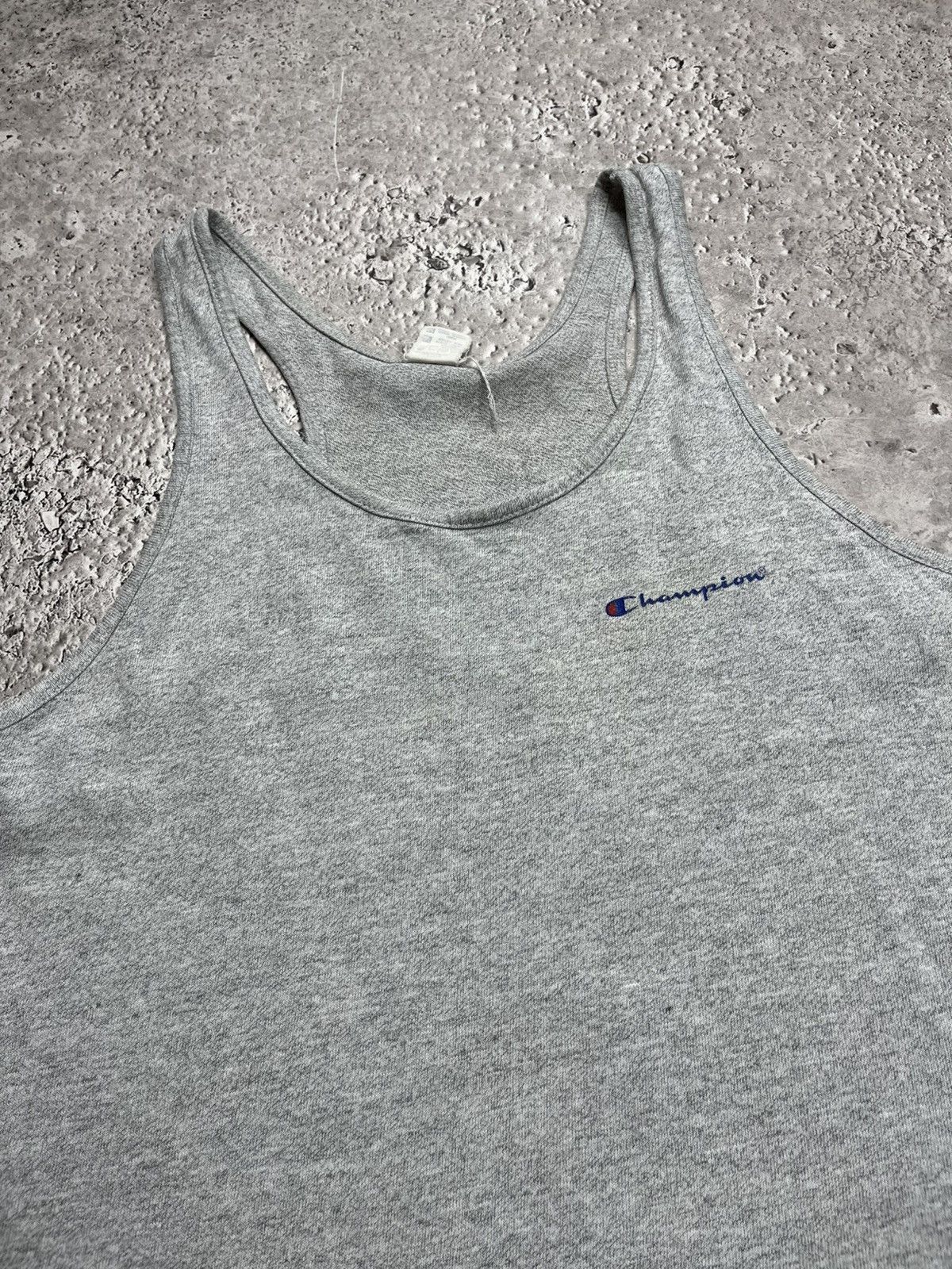 Champion Vintage Champion Tank Top Mens L Sleeveless Shirt Small Logo Size L / US 10 / IT 46 - 4 Thumbnail