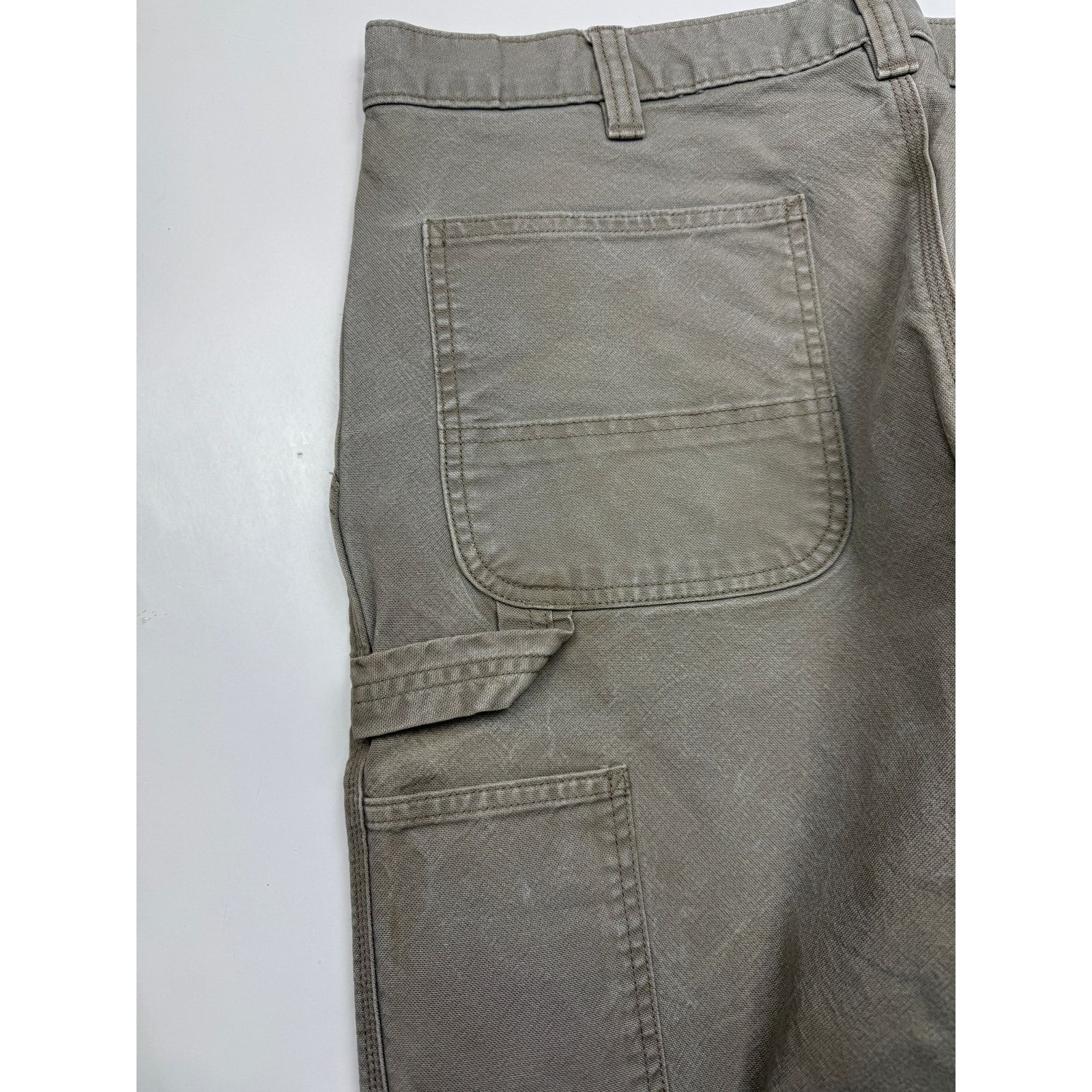 Vintage Carhartt Relaxed Fit Canvas Work Wear Carpenter Pants 36W Size US 36 / EU 52 - 9 Thumbnail
