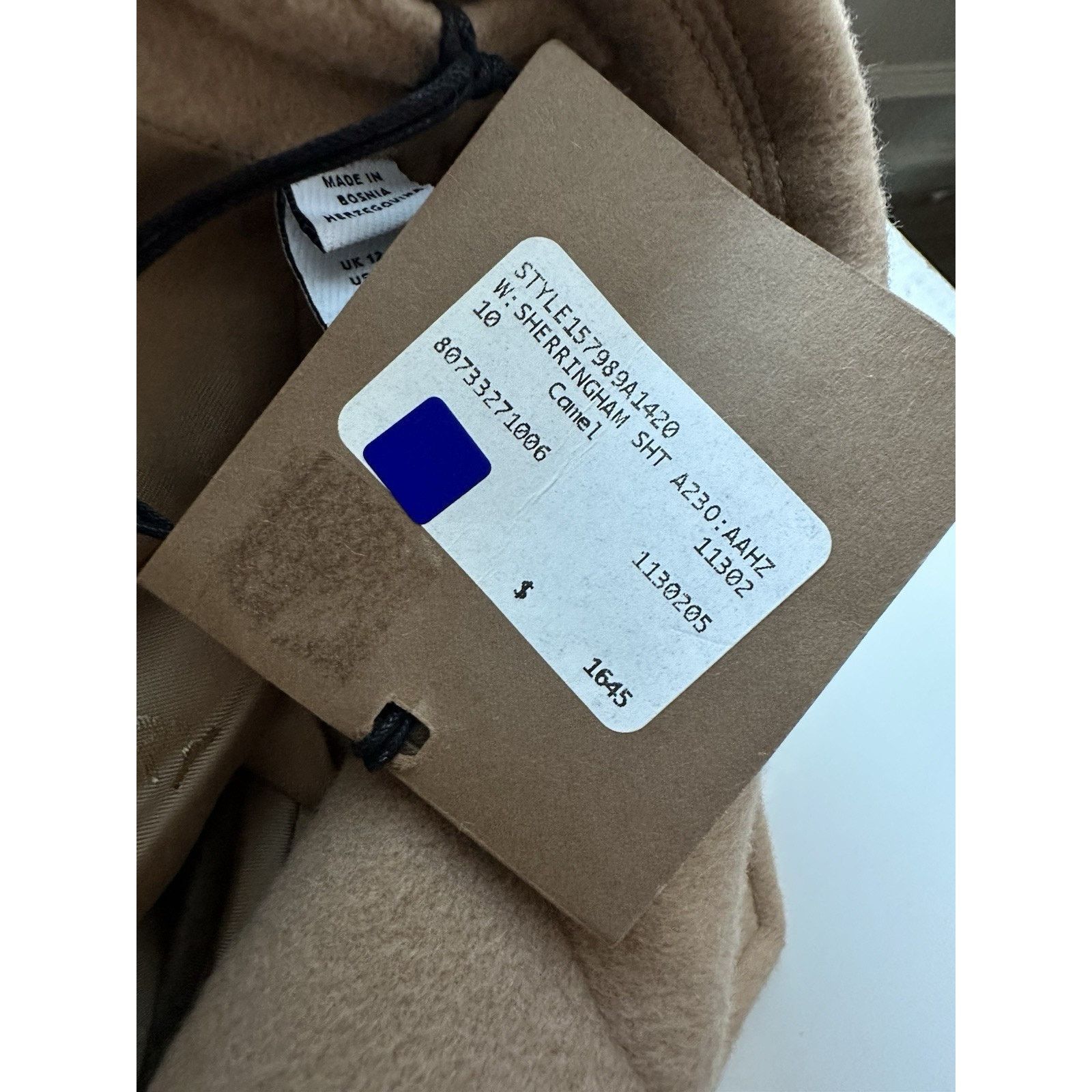 Burberry Burberry Wool/Cashmere Camel Jacket 10 US 8073327 Size L / US 10 / IT 46 - 21 Thumbnail