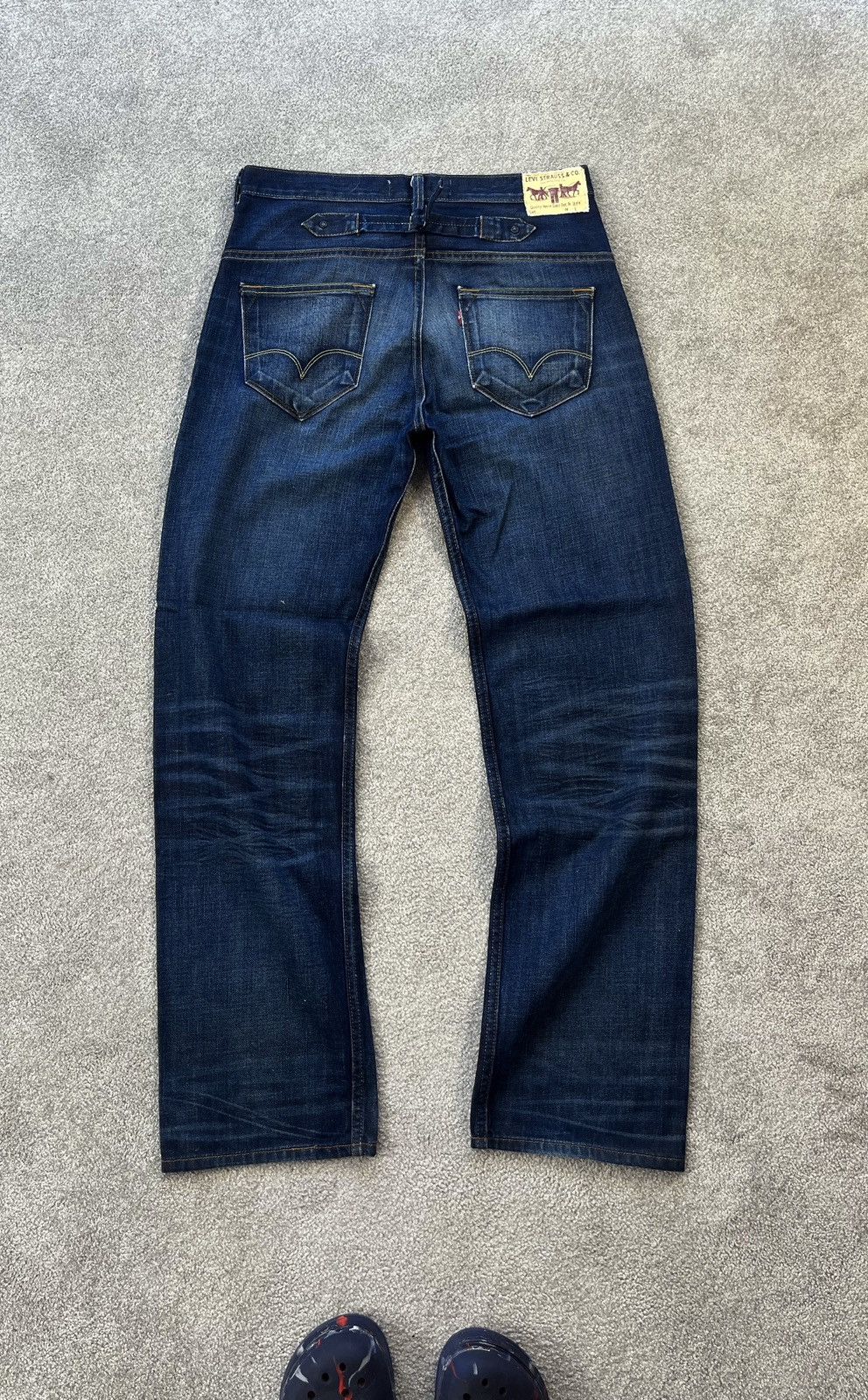 Levi 503 cinch back jeans hotsell