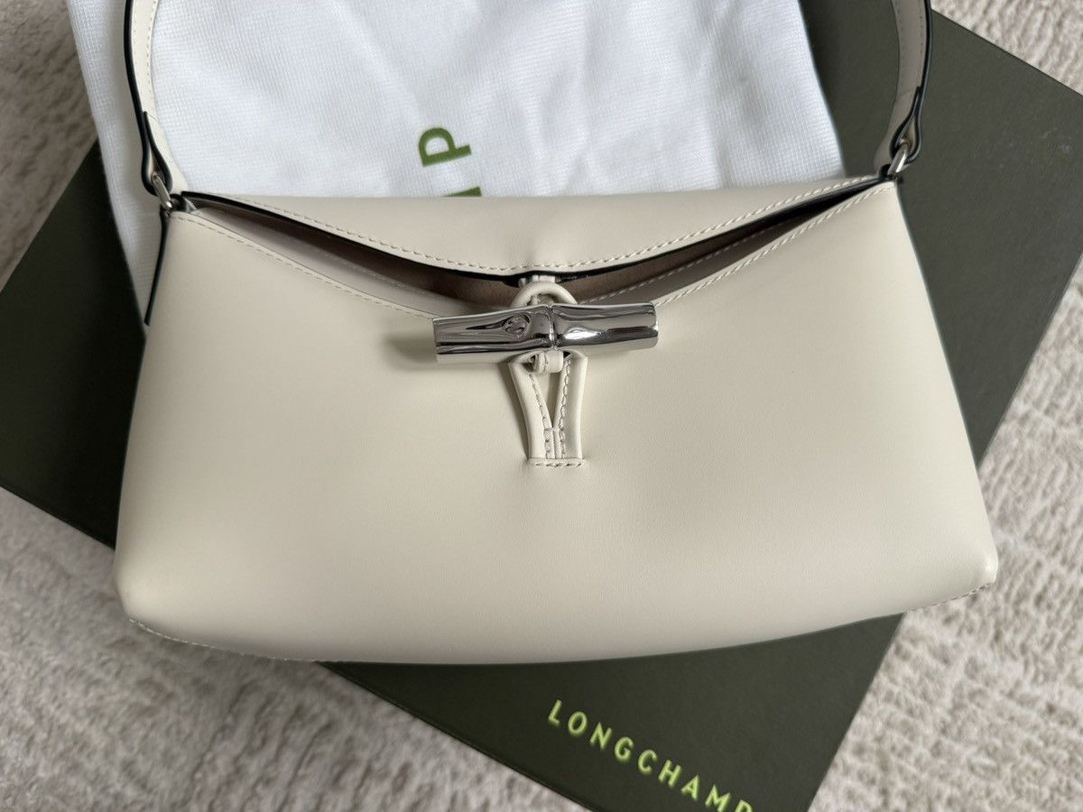 Longchamp Longchamp (Small Le Roseau Leather Shoulder Bag) Size ONE SIZE - 3 Thumbnail