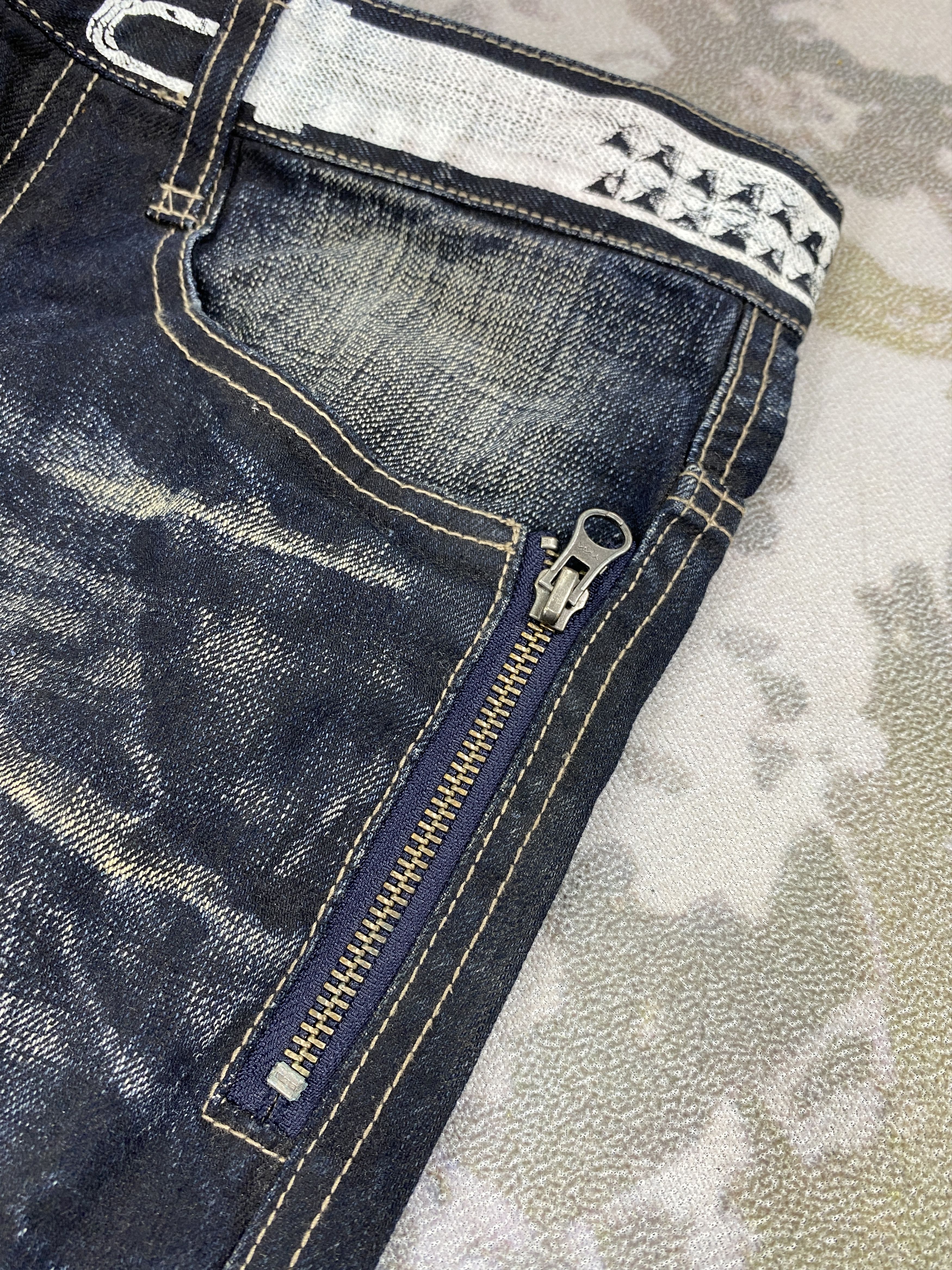 Le Grande Bleu (L.G.B.) Vintage PPFM Jeans 32x28 lgb style Denim - JN2604 Size US 32 / EU 48 - 15 Thumbnail