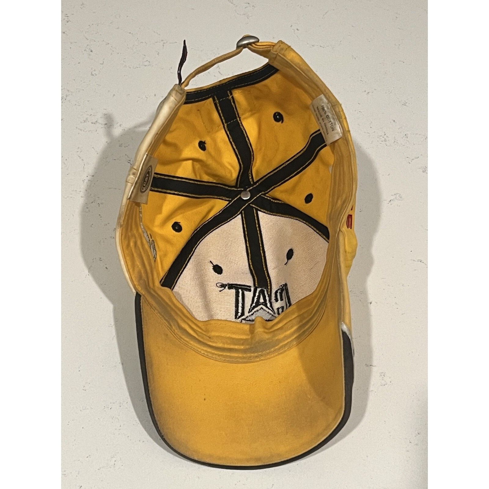 NASCAR Vintage CAT NASCAR Racing Billed Cap Racing Signed Hat Size ONE SIZE - 9 Thumbnail