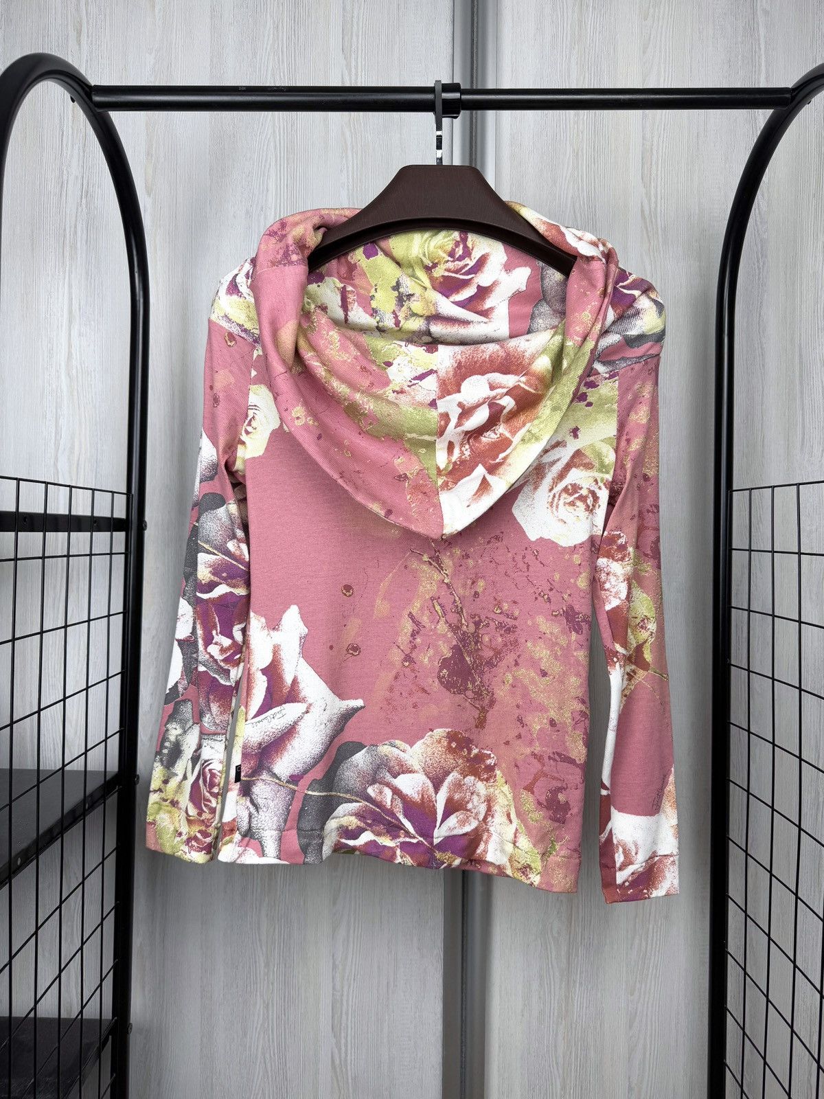 Just Cavalli Just Cavalli Floral Flower cowl neck sweater long sleeve Size S / US 4 / IT 40 - 1 Thumbnail
