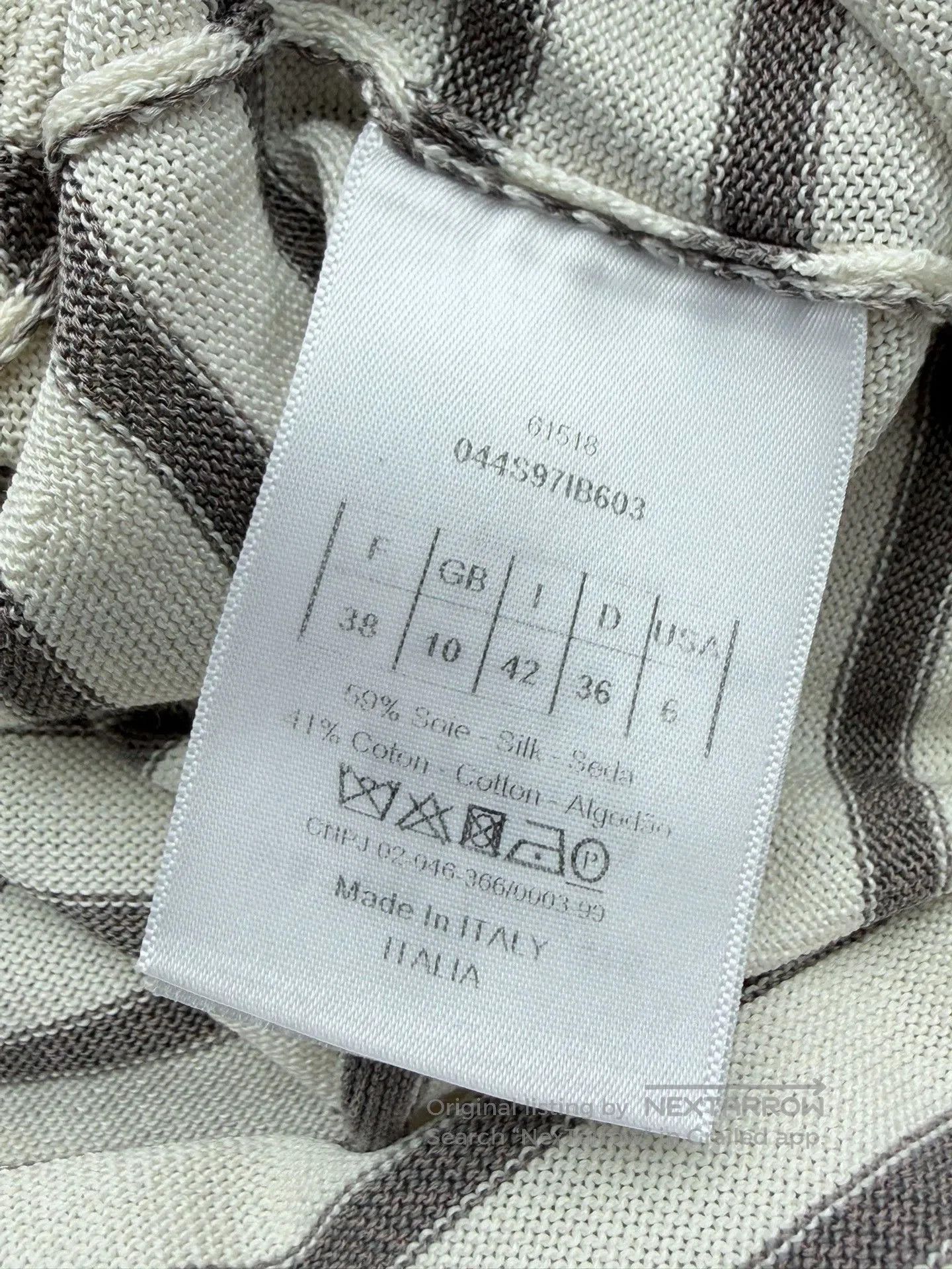 Dior Dior Striped Knit 'DIOR IBIZA' Top. Size M / US 6-8 / IT 42-44 - 5 Thumbnail