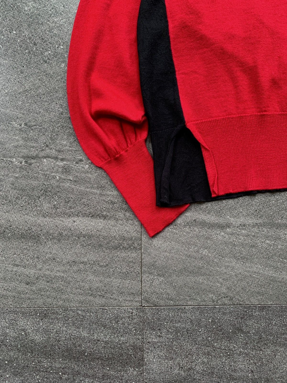 Maison Margiela FREE TAX! MM6 Two Tone Batwing Sweater Size US S / EU 44-46 / 1 - 4 Thumbnail