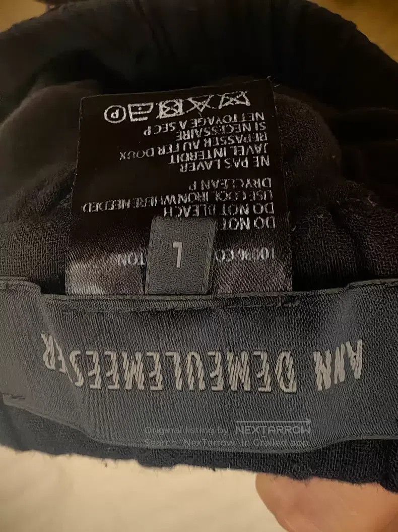 Ann Demeulemeester Ann Demeulemeester size L Black Trousers with Side Pockets, Size US 30 / EU 46 - 4 Thumbnail