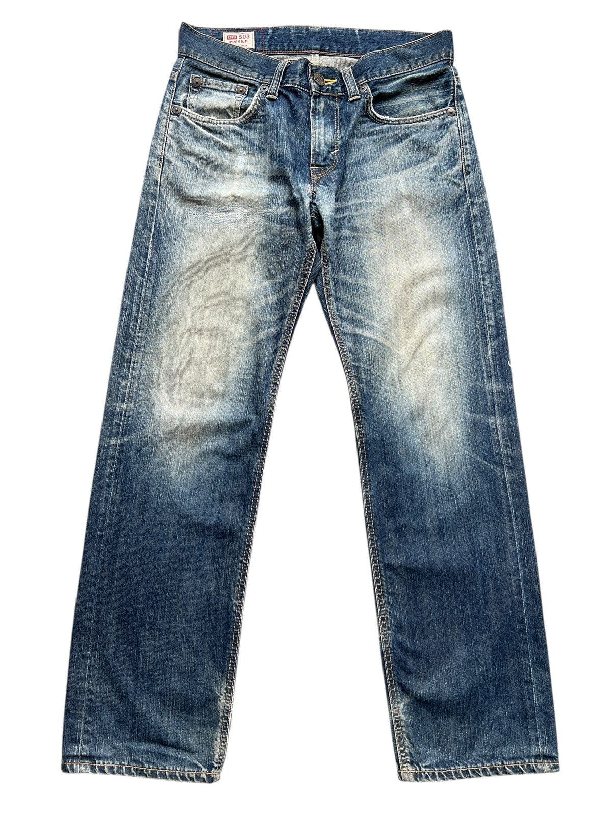 Edwin Vintage Edwin Distressed Denim Jeans 33x31 Size 33" - 2 Thumbnail