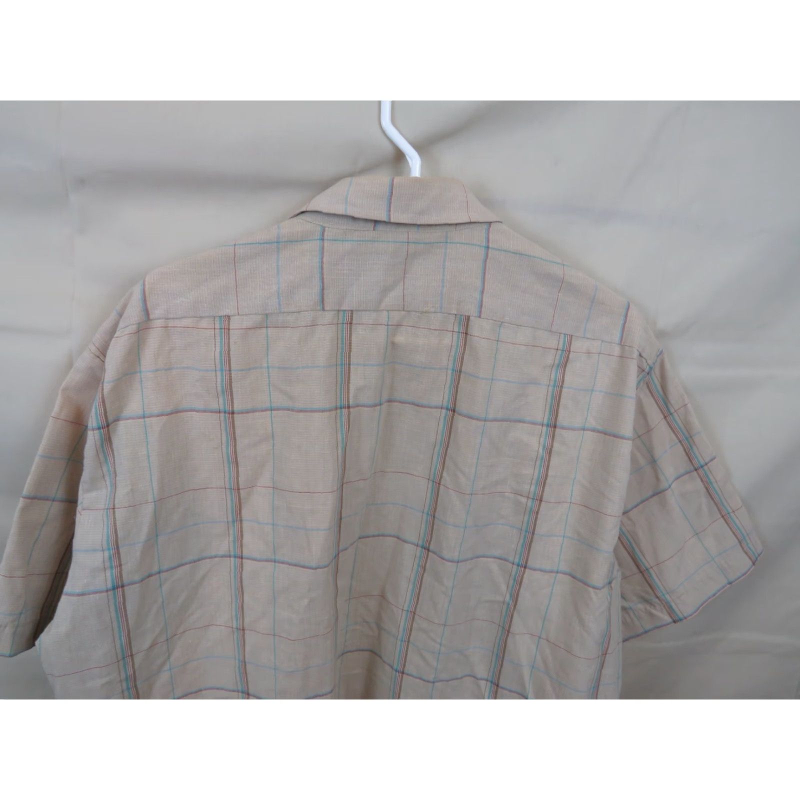 McGregor McGregor Button-Up Shirt XL Mens Plaid Multicolor Short Sleeve Button-Down Contemporary Size US XL / EU 56 / 4 - 6 Thumbnail