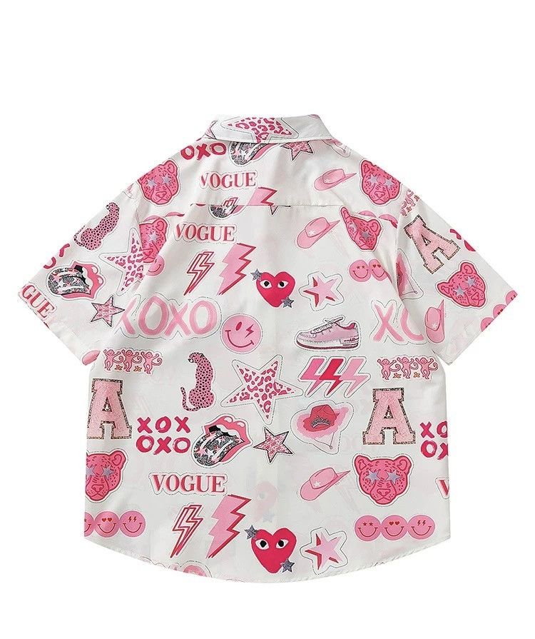 Other Graffiti Button Up Short Sleeve Shirt Size US M / EU 48-50 / 2 - 5 Thumbnail