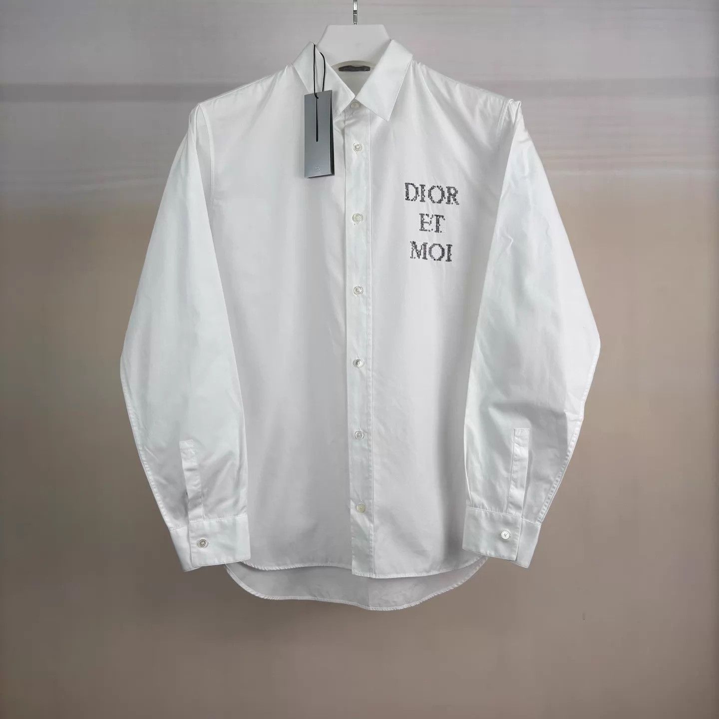 Dior Dior Sequin DIOR ET MOI Long Sleeve Shirt 40 New Size US M / EU 48-50 / 2 - 1 Thumbnail