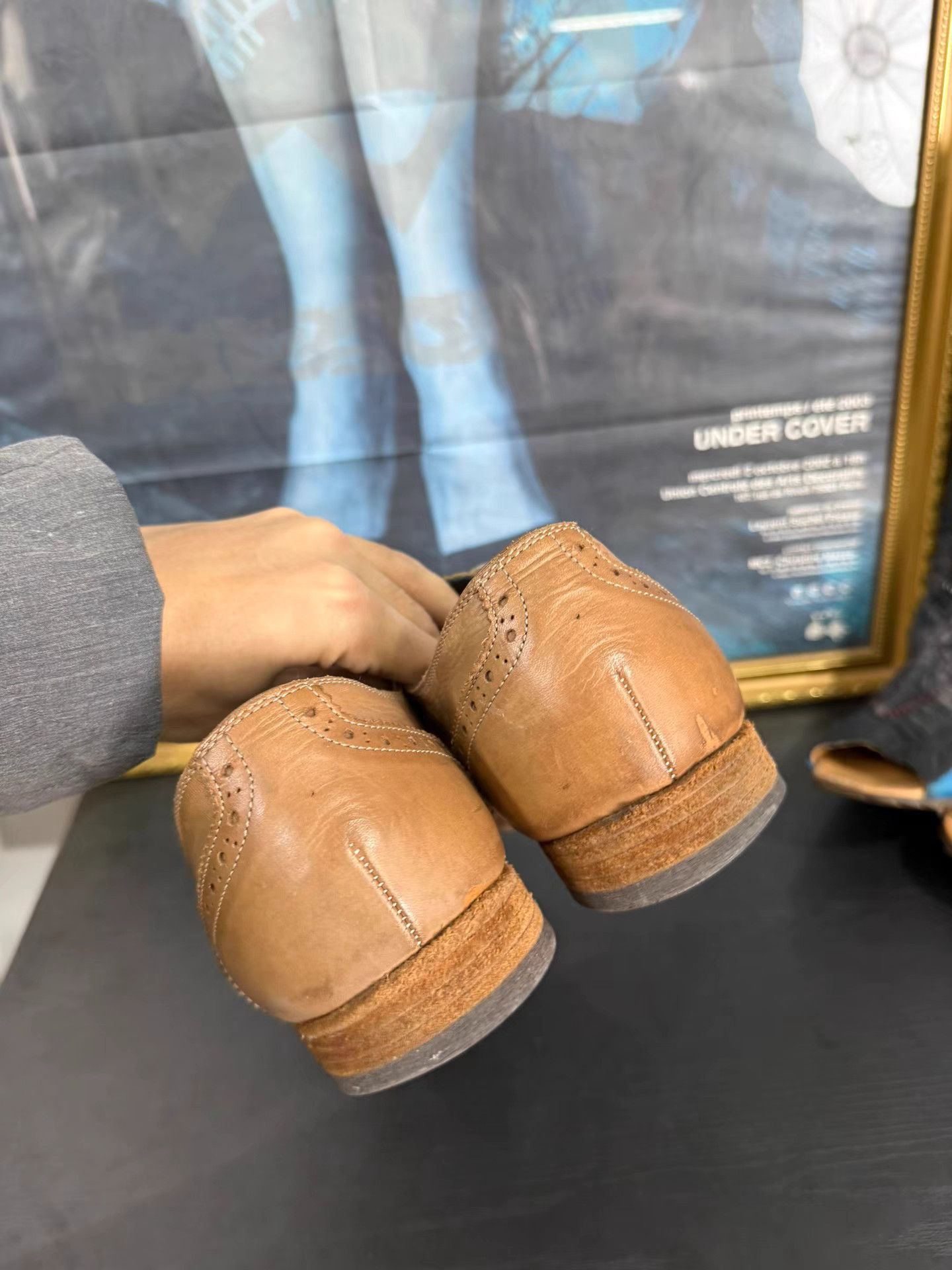 Maison MIHARA YASUHIRO Mihara Yasuhiro Engraved Guardrail Leather Shoes K20 Size US 9.5 / EU 42-43 - 6 Thumbnail