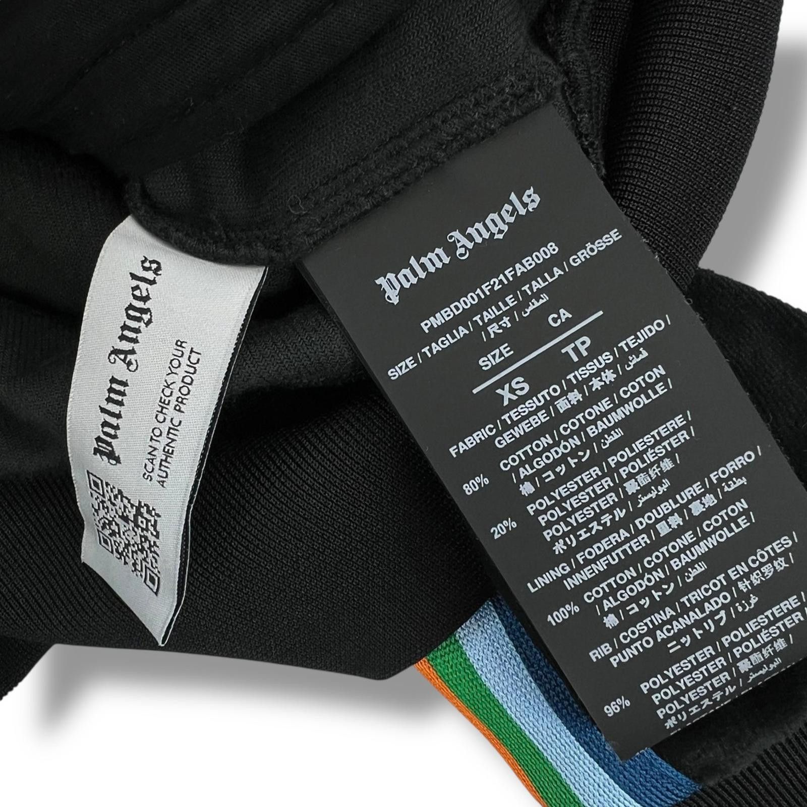 Palm Angels Palm Angels Rainbow Velour Track Jacket Size US XS / EU 42 / 0 - 4 Thumbnail
