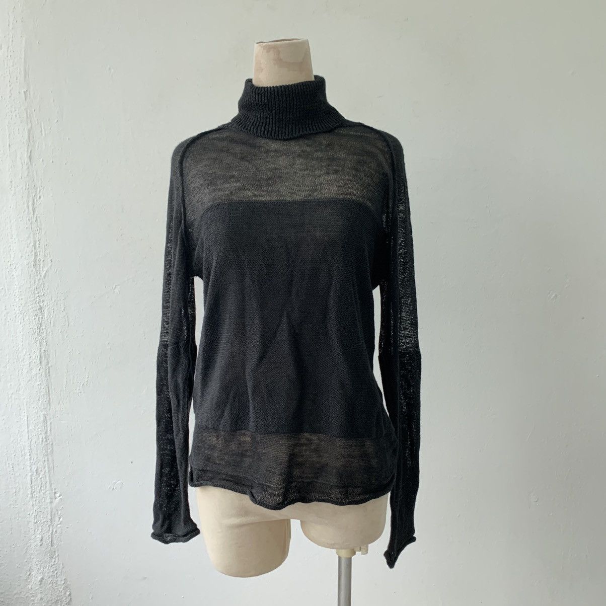 ATSURO TAYAMA Atsuro Tayama Turtleneck Mesh Top Size S / US 4 / IT 40 - 1 Thumbnail