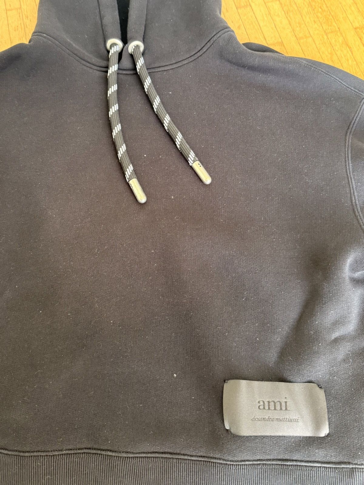 AMI AMI Paris Hoodie with Satin Label Size US L / EU 52-54 / 3 - 2 Thumbnail