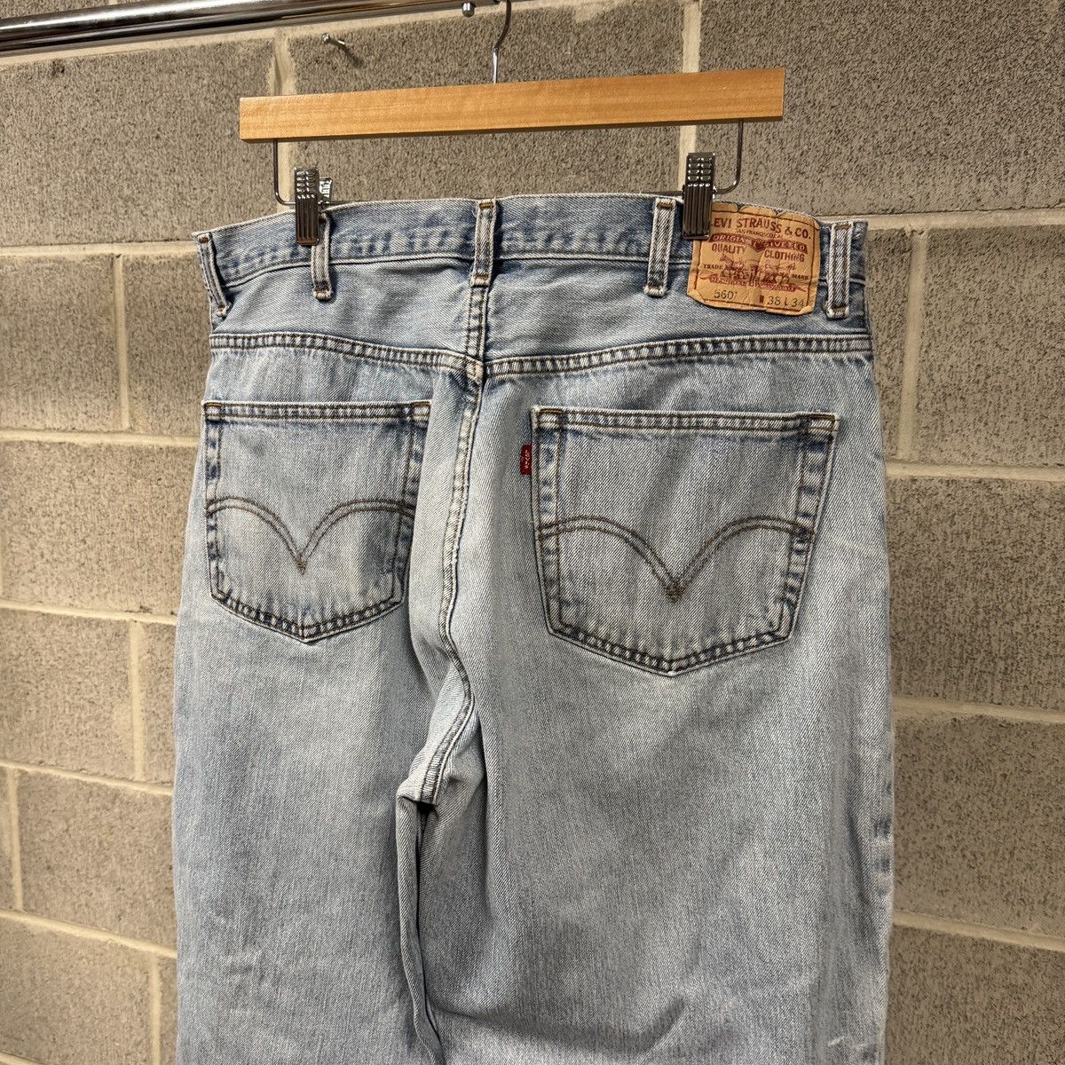 Levi's Levi's 560 Baggy Thrashed Faded Jeans ERD Grunge Chrome Size US 38 / EU 54 - 4 Thumbnail
