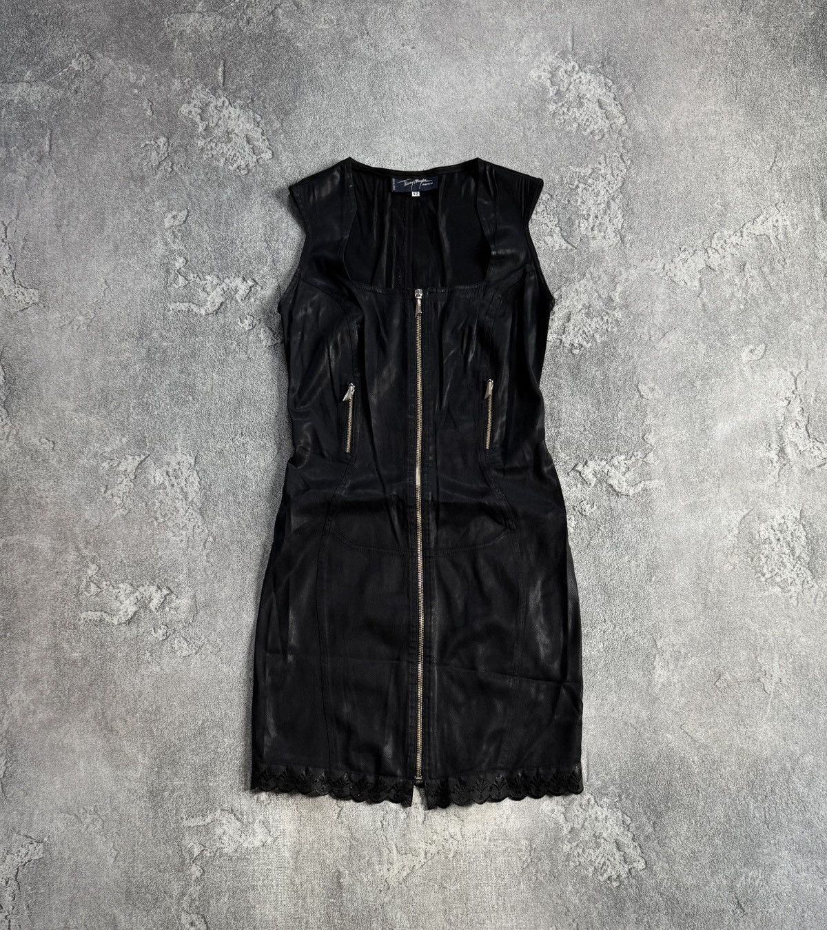 Thierry Mugler Thierry Mugler 42size retro vintage dress 👗 full zip Size M / US 6-8 / IT 42-44 - 1 Thumbnail