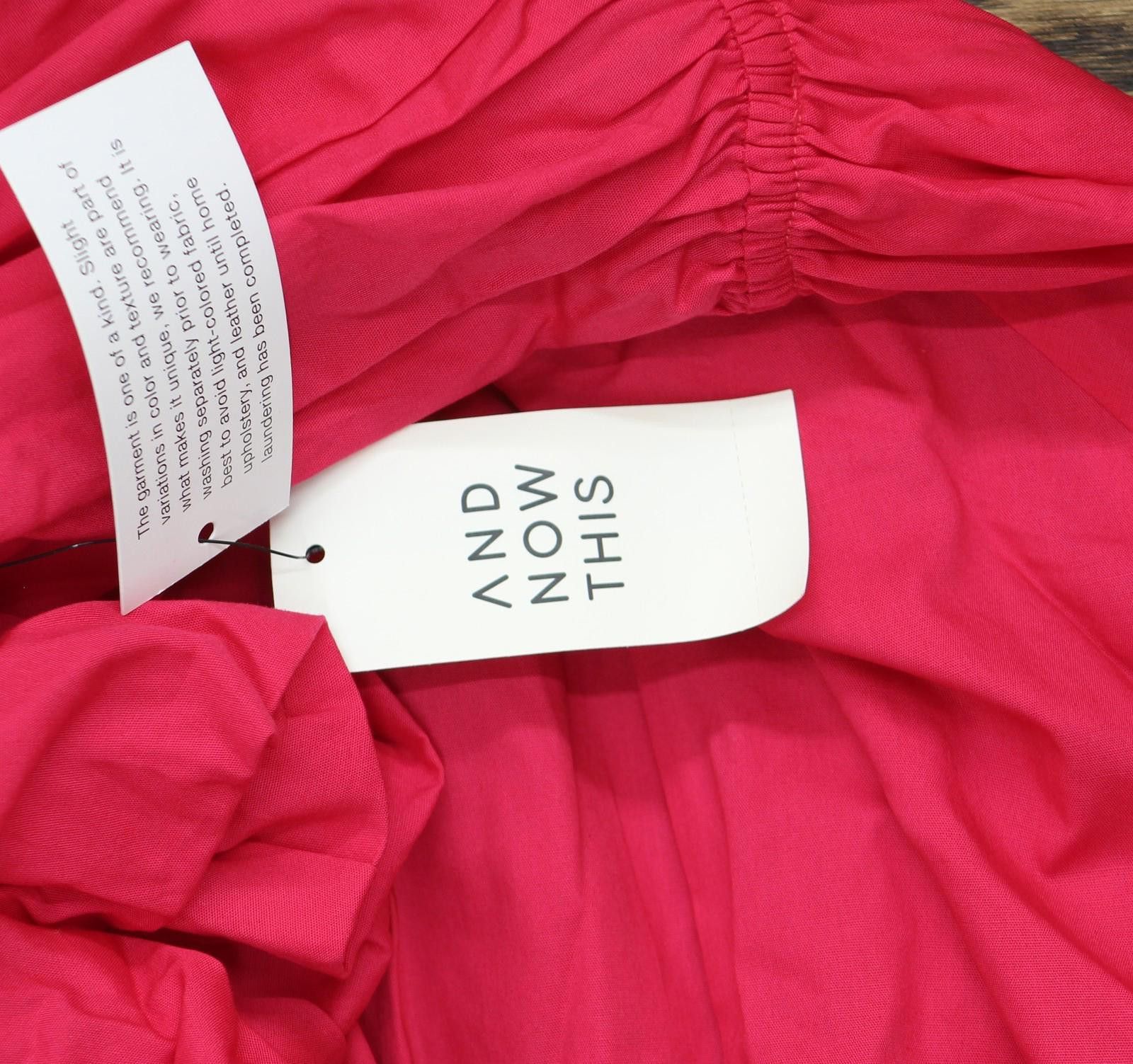 Other Nwt And Now This Flare Puff Sleeve Dress Pomegranate Red M Size M / US 6-8 / IT 42-44 - 3 Thumbnail