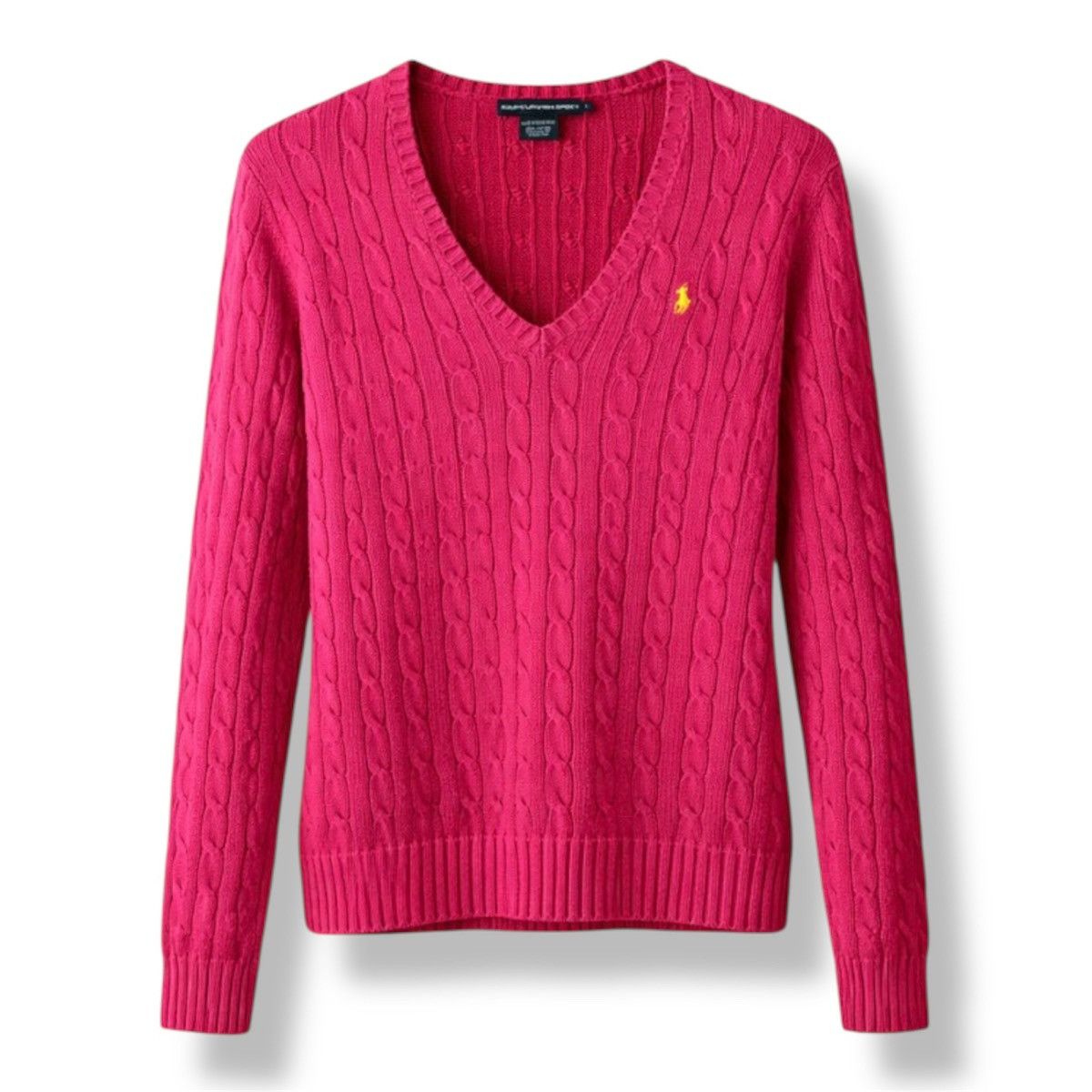 Ralph Lauren Sport Cable-Knit Jumper & Sweater Men’s Pink XL