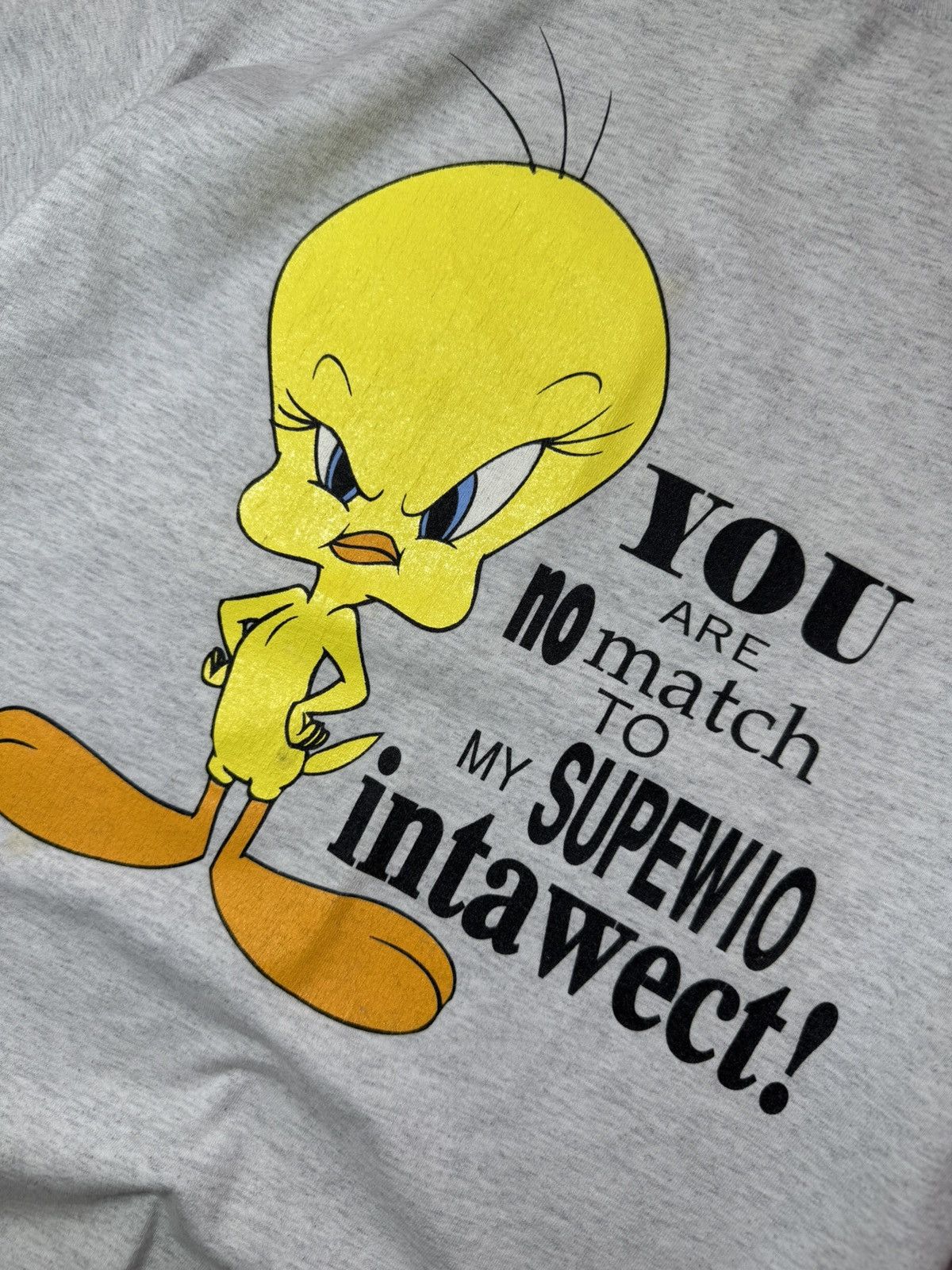 Vintage × Warner Bros Vintage 1995 Warner Bros. Looney Tunes Tweety Bird T-shirt Size US L / EU 52-54 / 3 - 3 Thumbnail