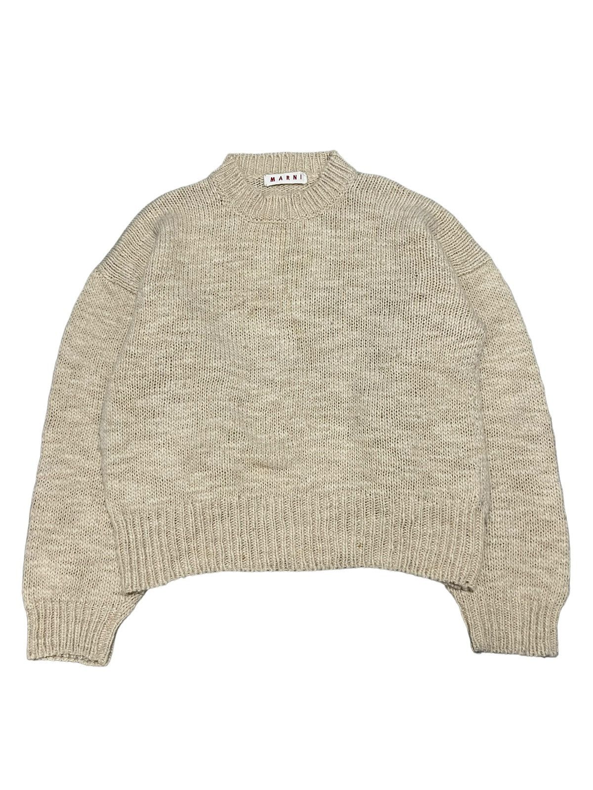 image of Marni Oversize Sweater in Beige, Men's (Size XL)