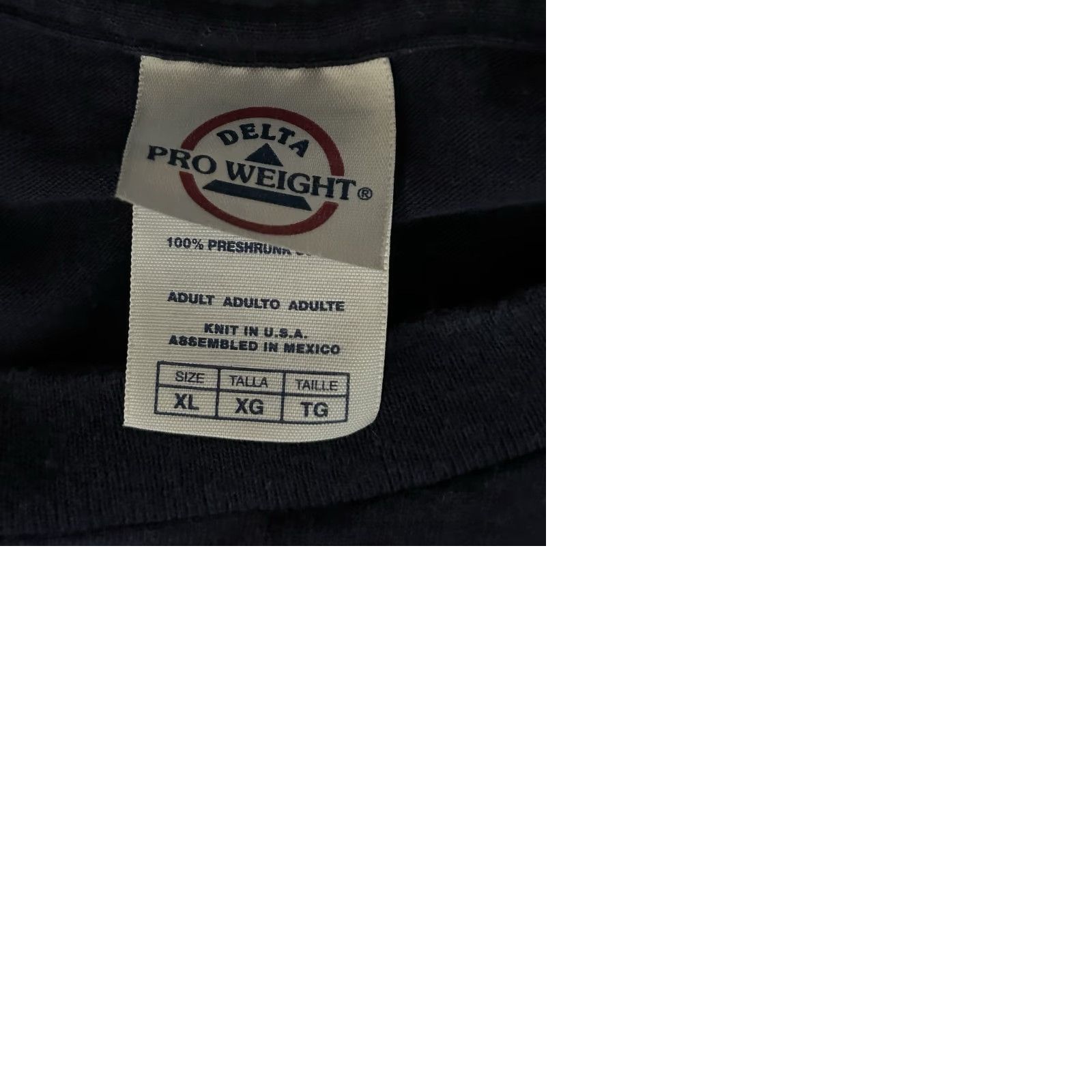 Delta VINTAGE Delta Pro Weight Ford Racing Fusion 06 Shirt Men XL Navy Blue Short Sleeve Crew Neck Graphics Logo 2000s Mens TX Size US XL / EU 56 / 4 - 12 Thumbnail