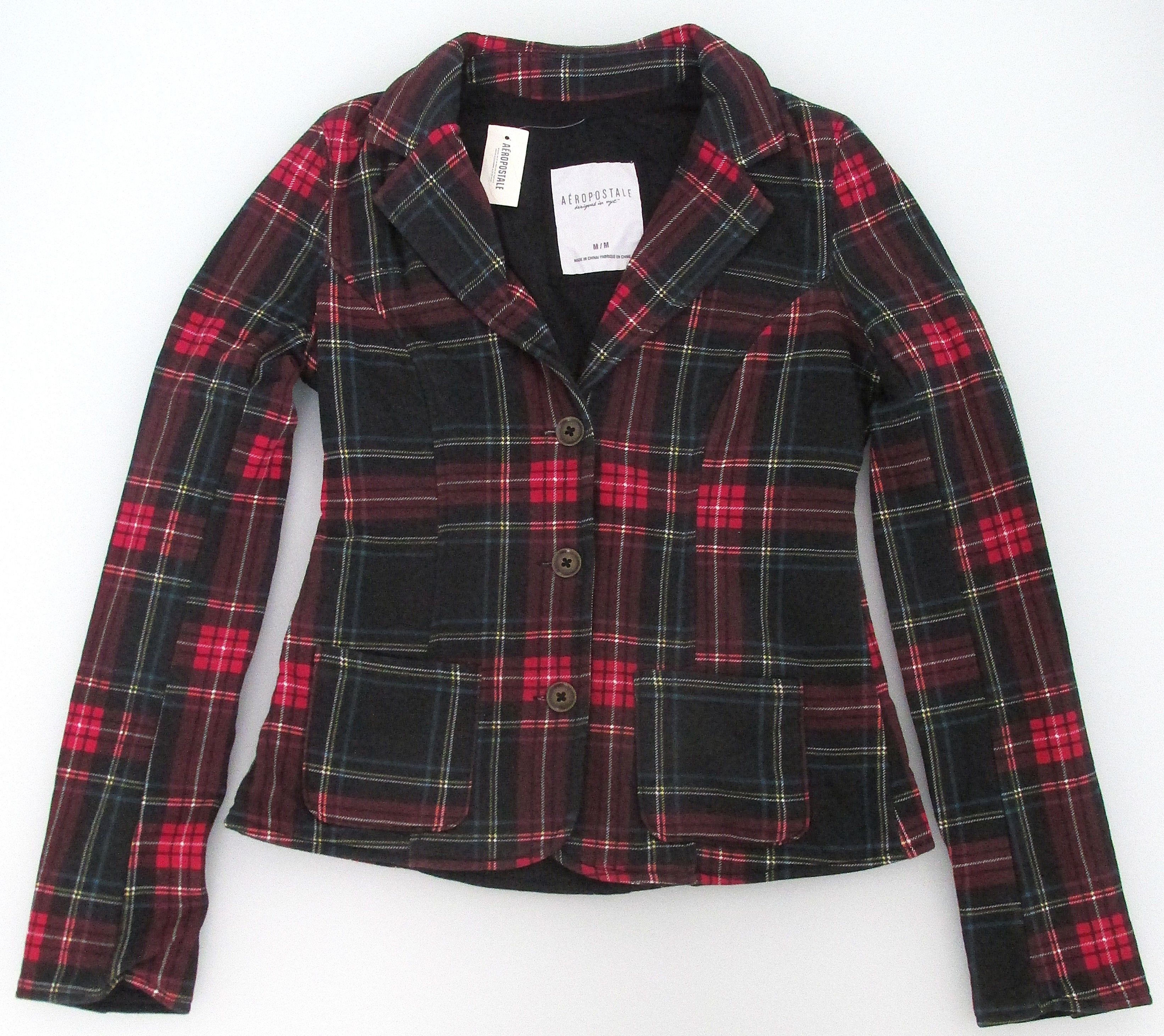 Aeropostale Aeropostale (NWT) Women's Cotton Blazer Size Medium Size M / US 6-8 / IT 42-44 - 1 Thumbnail