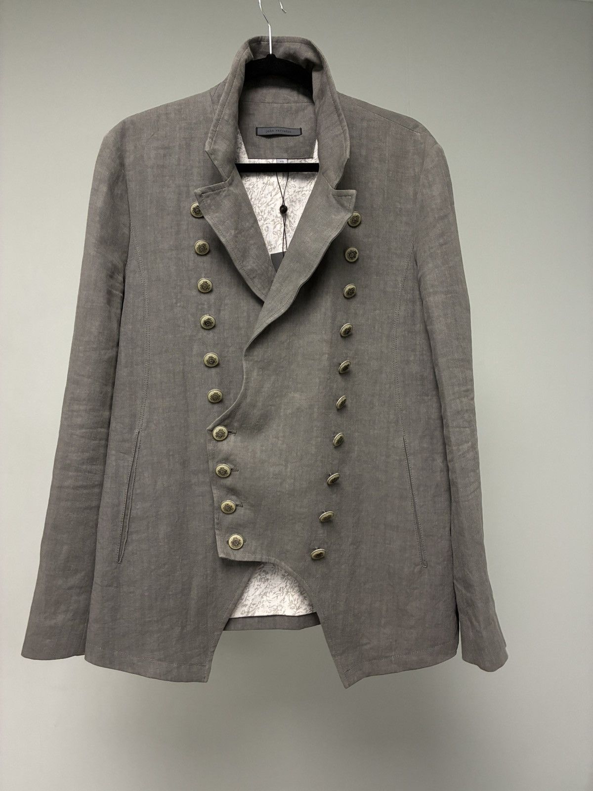 John Varvatos Linen Multibutton Jacket EU 48 USA 38 Size US M / EU 48-50 / 2 - 14 Thumbnail