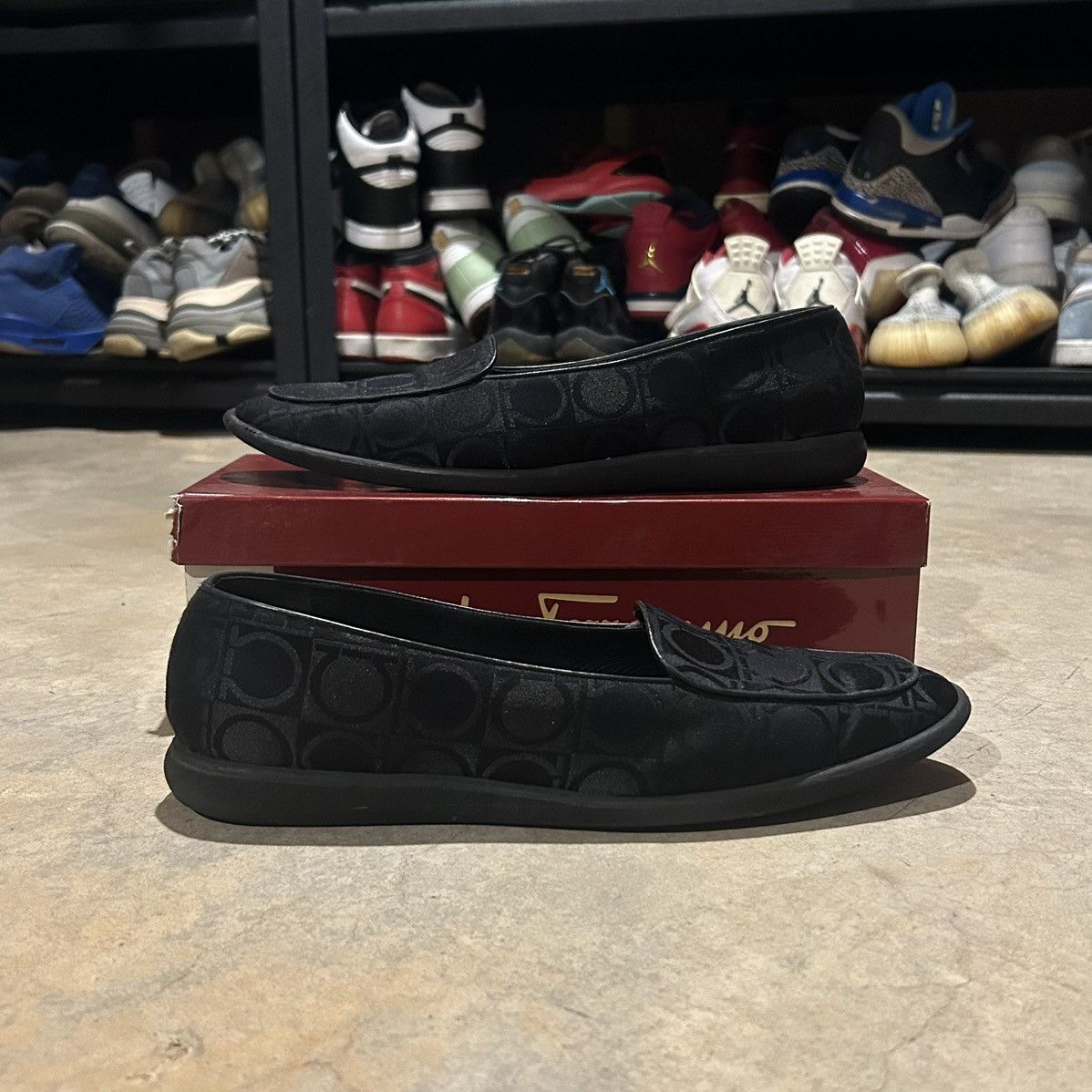 Designer × Salvatore Ferragamo × Vintage Vintage 1990s Salvatore Ferragamo Gancini Logo Loafers US 9 Size US 9 / EU 42 - 1 Thumbnail