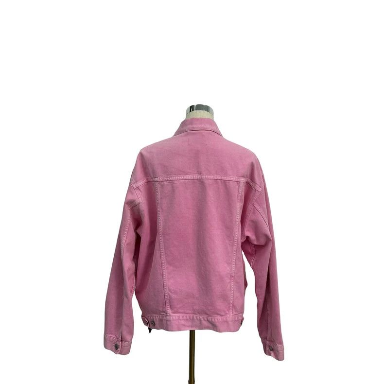 Balenciaga Balenciaga size 34 Printed denim jacket with large logo on Size US XS / EU 42 / 0 - 7 Thumbnail
