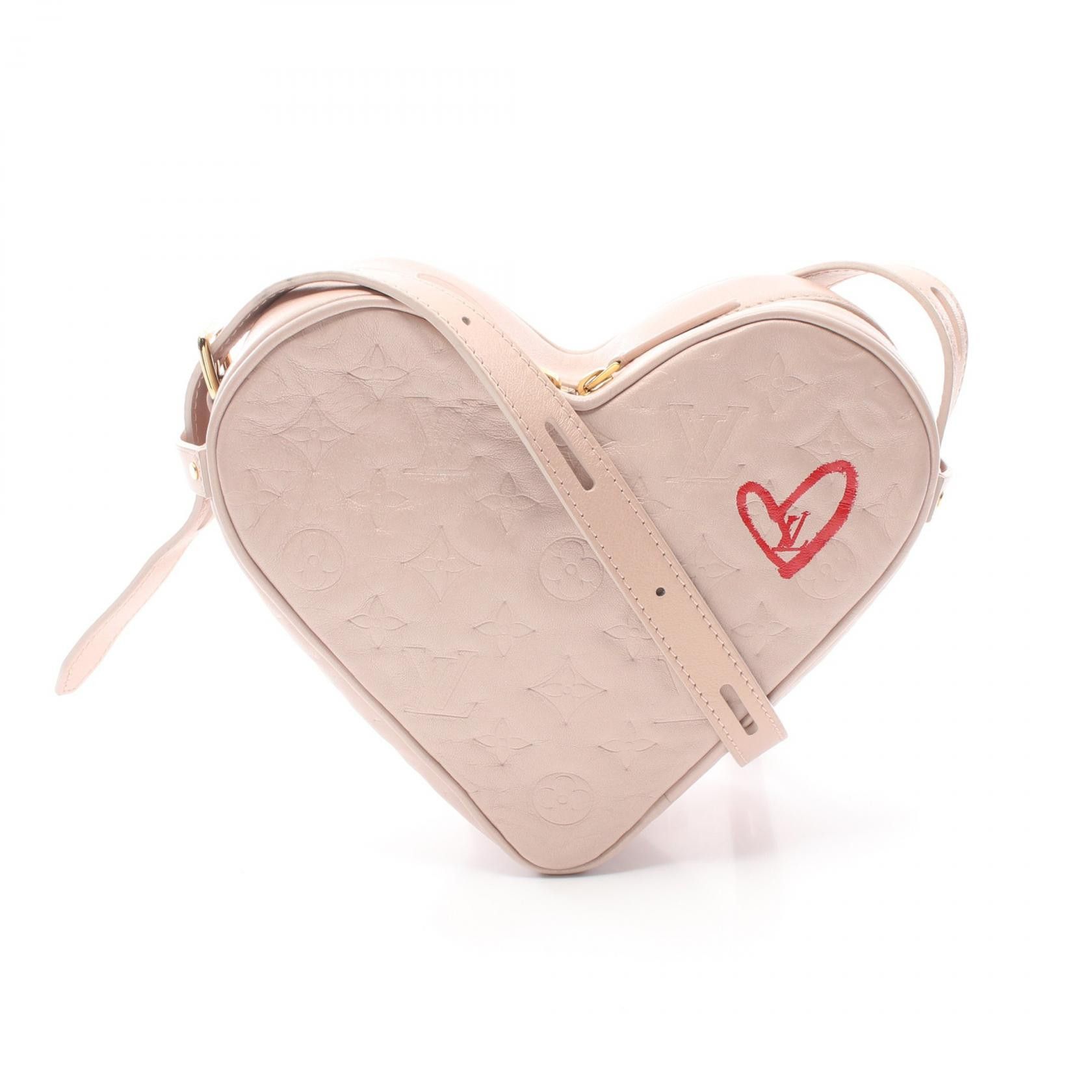Louis Vuitton Louis Vuitton Sac Coeur Monogram Shoulder Bag Canvas Shoulder Bag M58738 in Pink, Women's