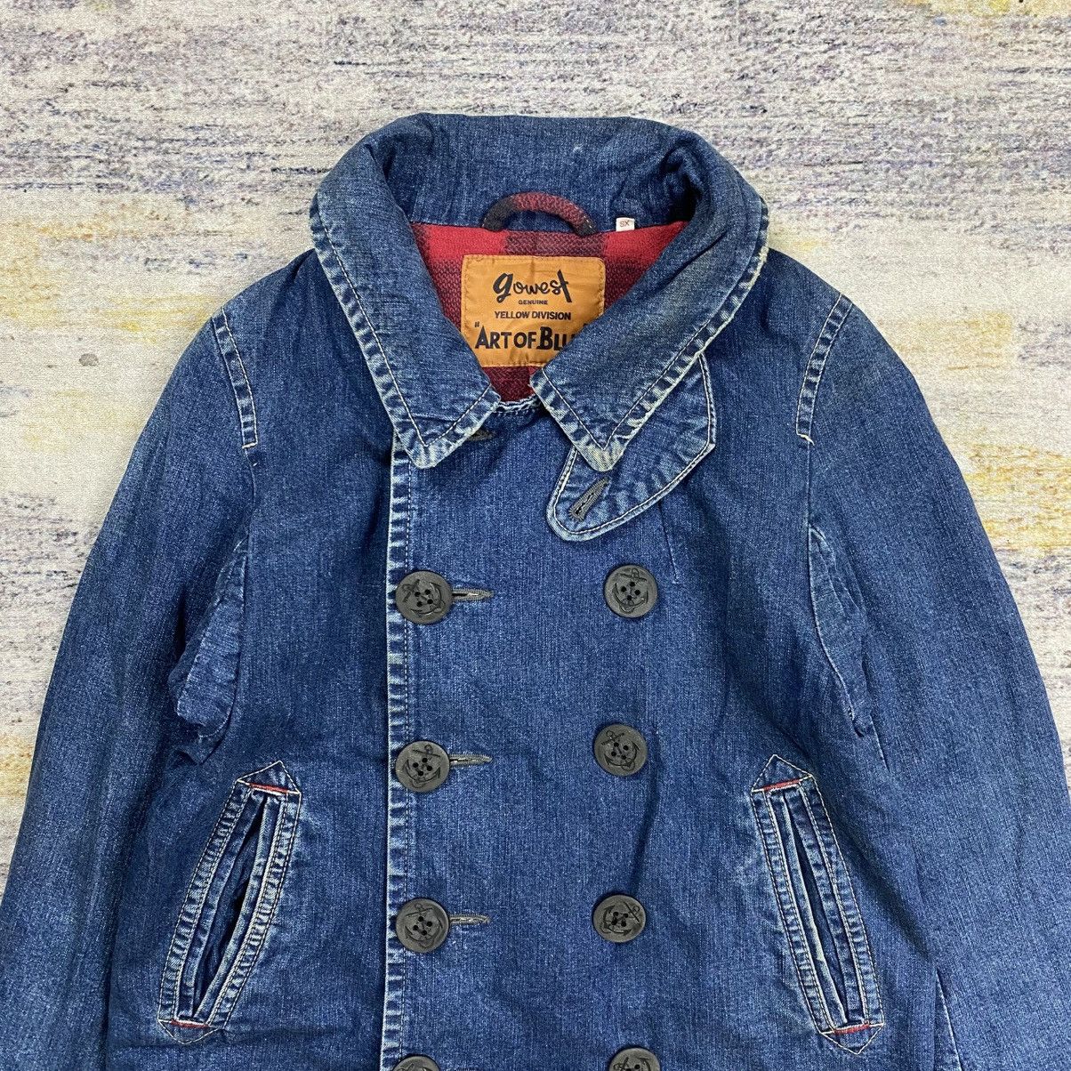 Japanese Brand Gowest bikers denim jacket Size US XS / EU 42 / 0 - 4 Thumbnail