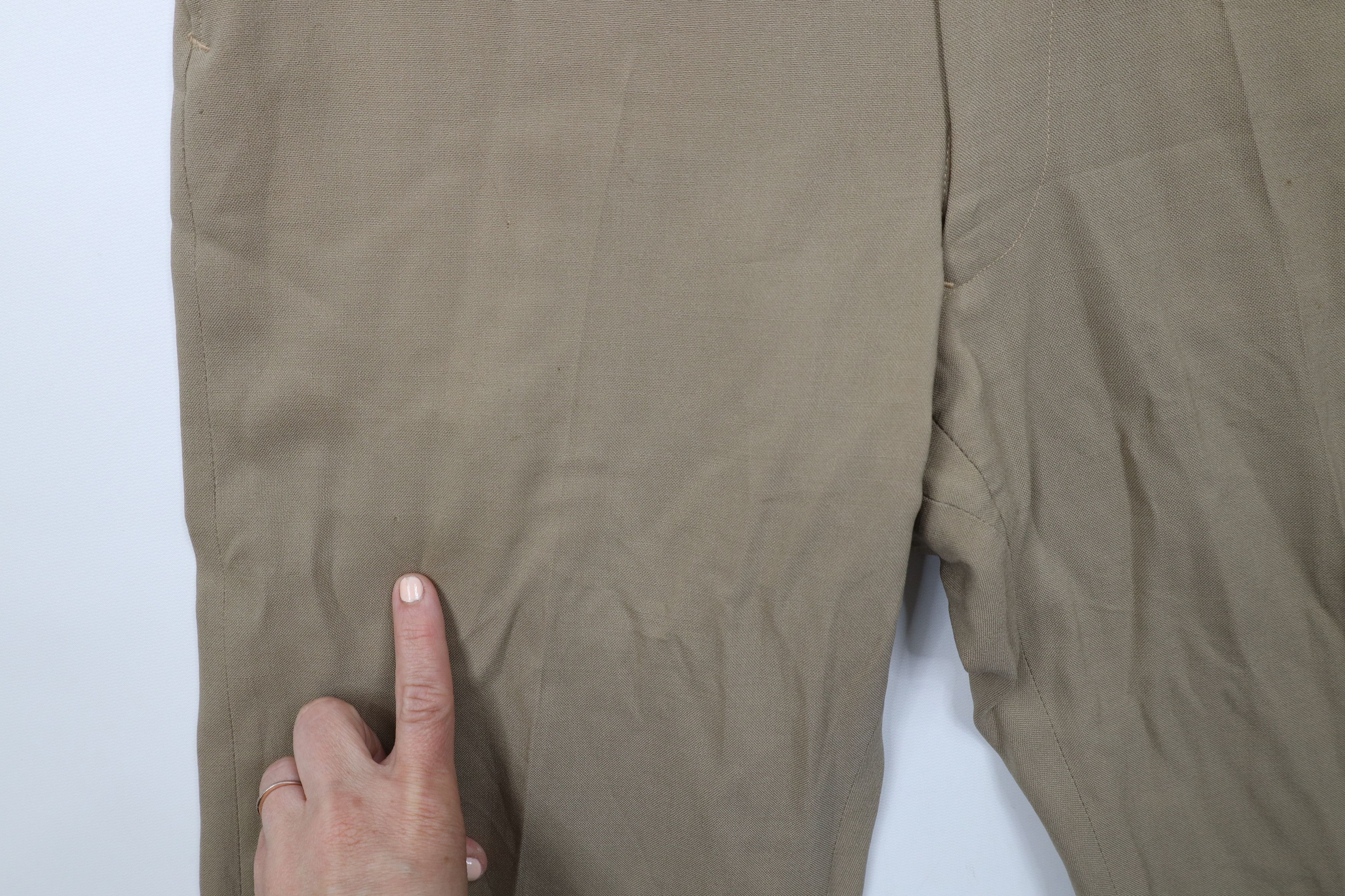 Vintage Vintage 50s Rockabilly Wide Leg Chino Pants Beige USA Size US 30 / EU 46 - 6 Thumbnail