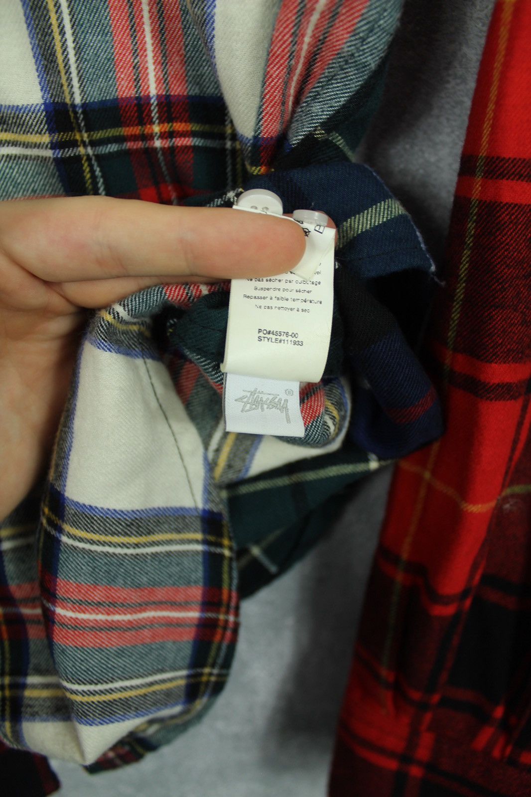 Stussy Vintage STUSSY Mix Plaid patchwork flannel S/M Size US S / EU 44-46 / 1 - 6 Thumbnail