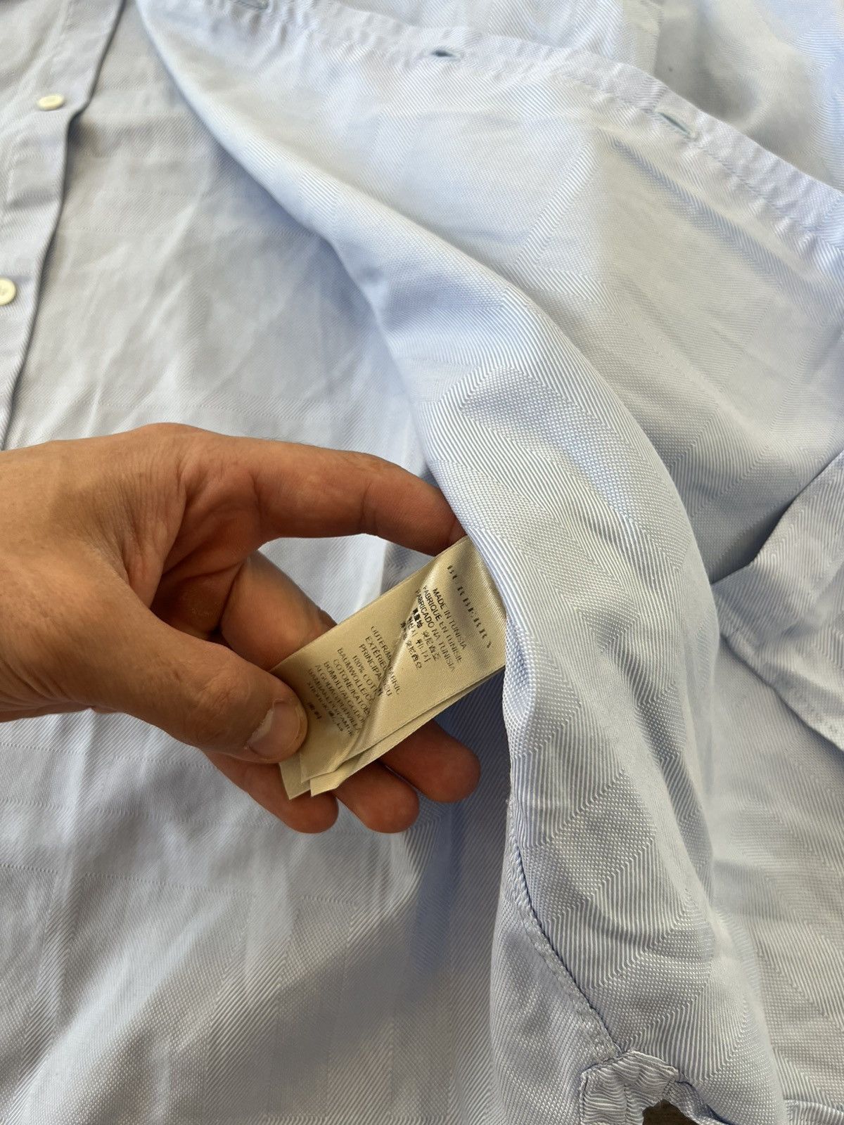 Burberry ‼️Archival Burberry OldMoney Premium Luxury Cell Logo Shirt‼️ Size US L / EU 52-54 / 3 - 19 Thumbnail