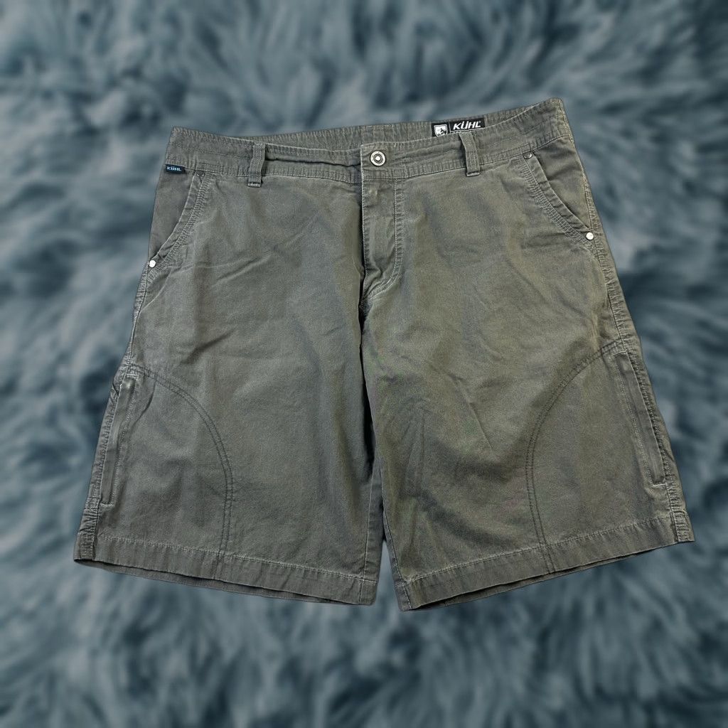Vintage Kuhl Shorts Mens 38 Gray Chino Utility Hiking Workwear Outdoor Climbing Casual Size US 38 / EU 54 - 1 Thumbnail
