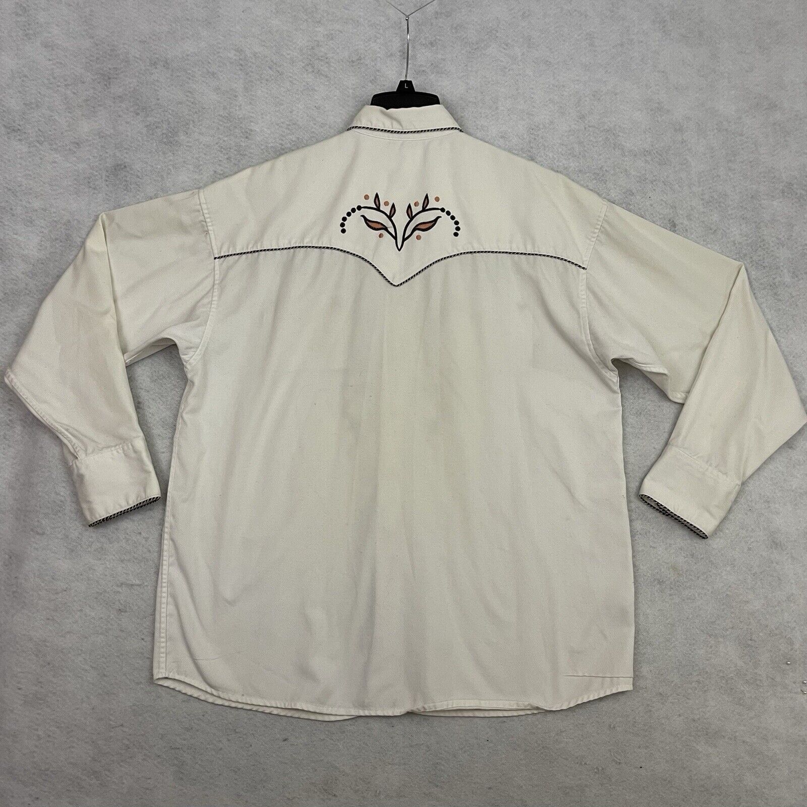 Panhandle Slim Panhandle Slim Mens Shirt Large White Embroidered Pearl Snap Size US L / EU 52-54 / 3 - 9 Thumbnail
