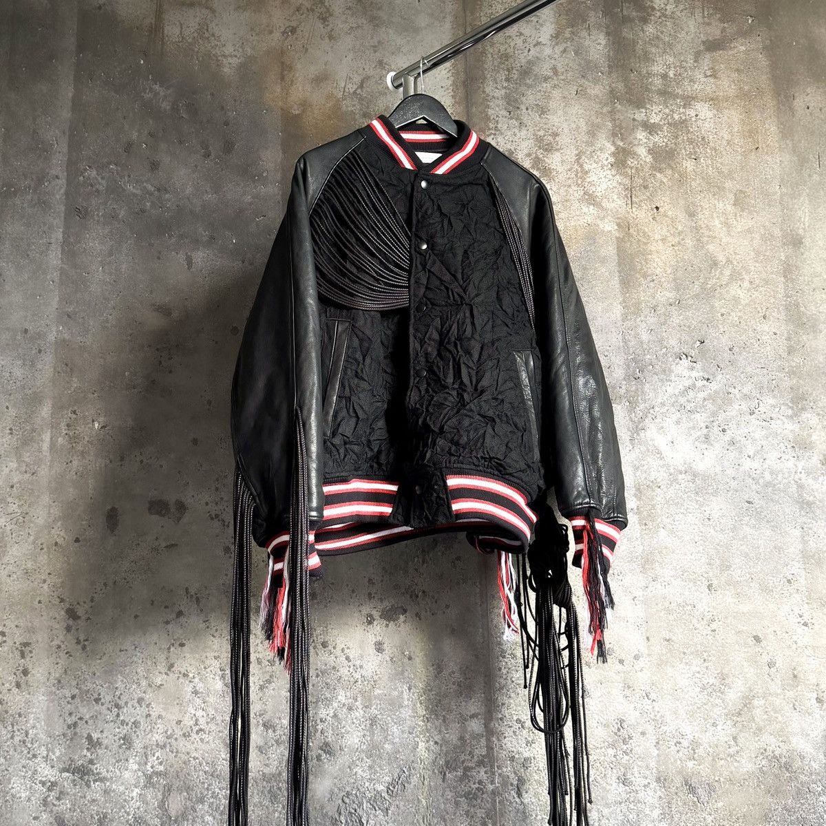 Facetasm FACETASM FW18 RUNWAY Tassel Varsity Jacket Size US XL / EU 56 / 4 - 4 Thumbnail