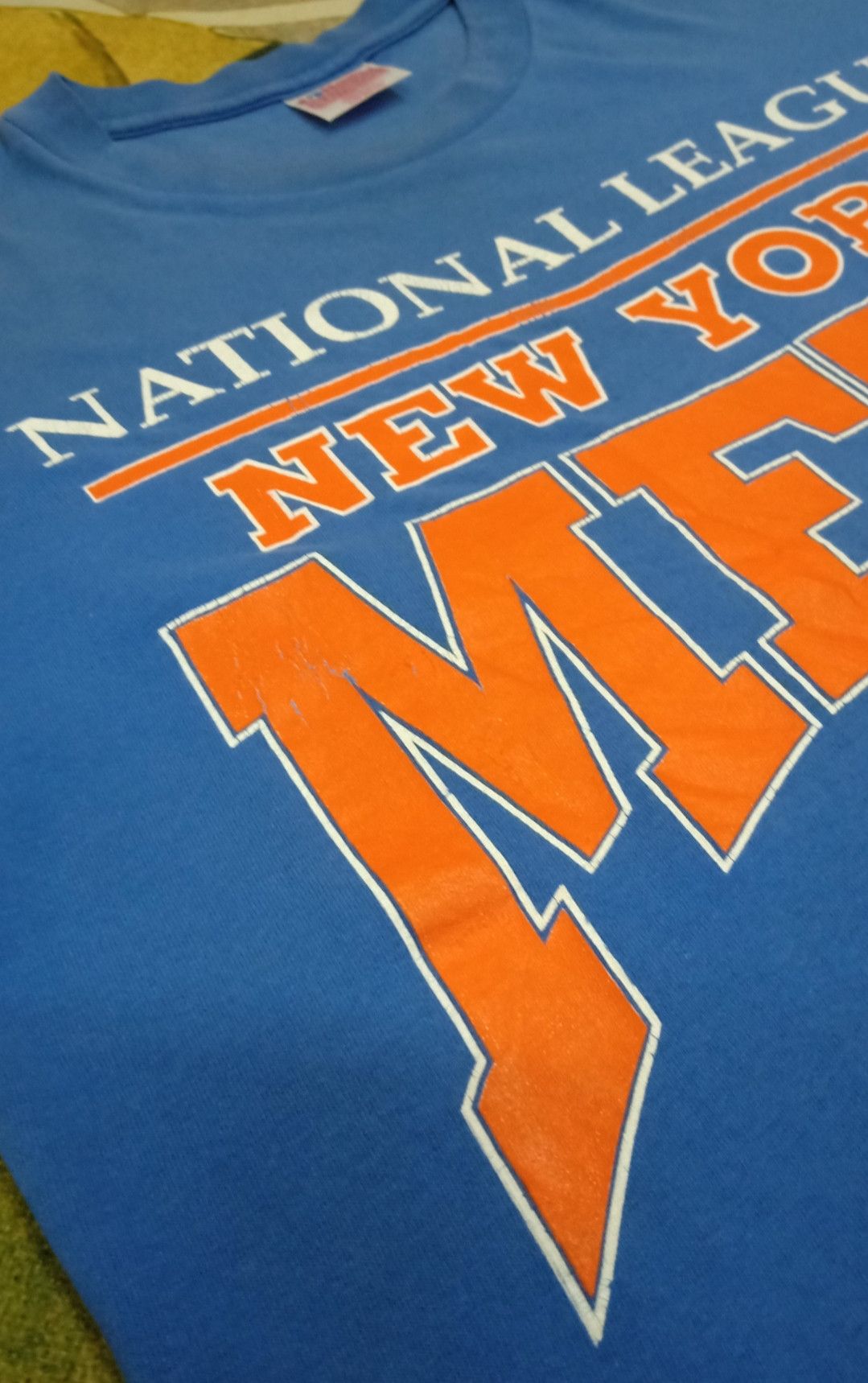 MLB × Vintage Vintage 90s MLB New York Mets T-shirt Size US L / EU 52-54 / 3 - 9 Thumbnail