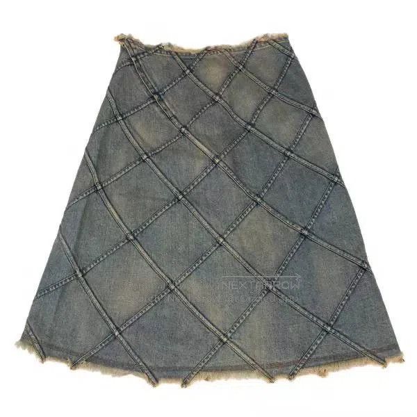 Junya Watanabe junya watanabe denim quilted skirt. Size US 26 / EU 42 - 6 Thumbnail