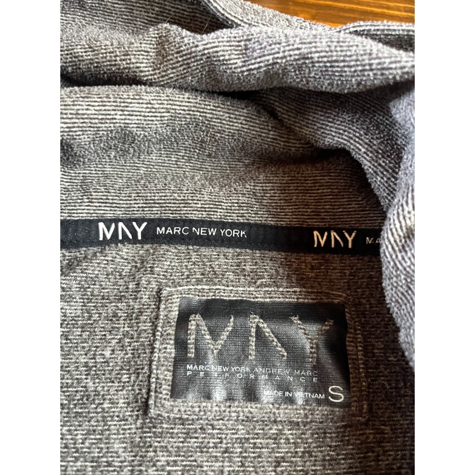 Vintage Marc New York Sweater Small Gray Activewear Cowl Neck Womens Size S / US 4 / IT 40 - 6 Thumbnail