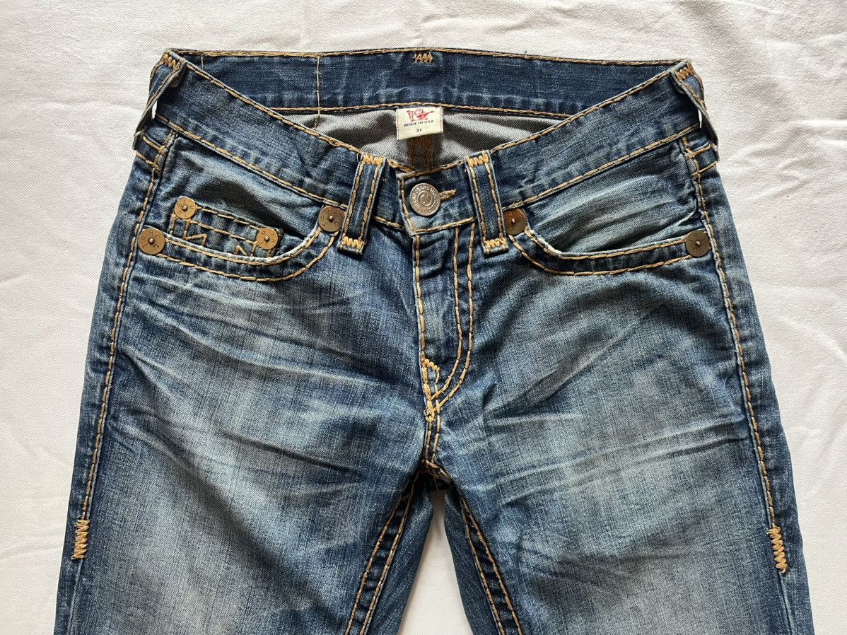 True Religion Vintage True Religion Jeans – Rare Early 2000s Stitching Size US 31 - 2 Thumbnail