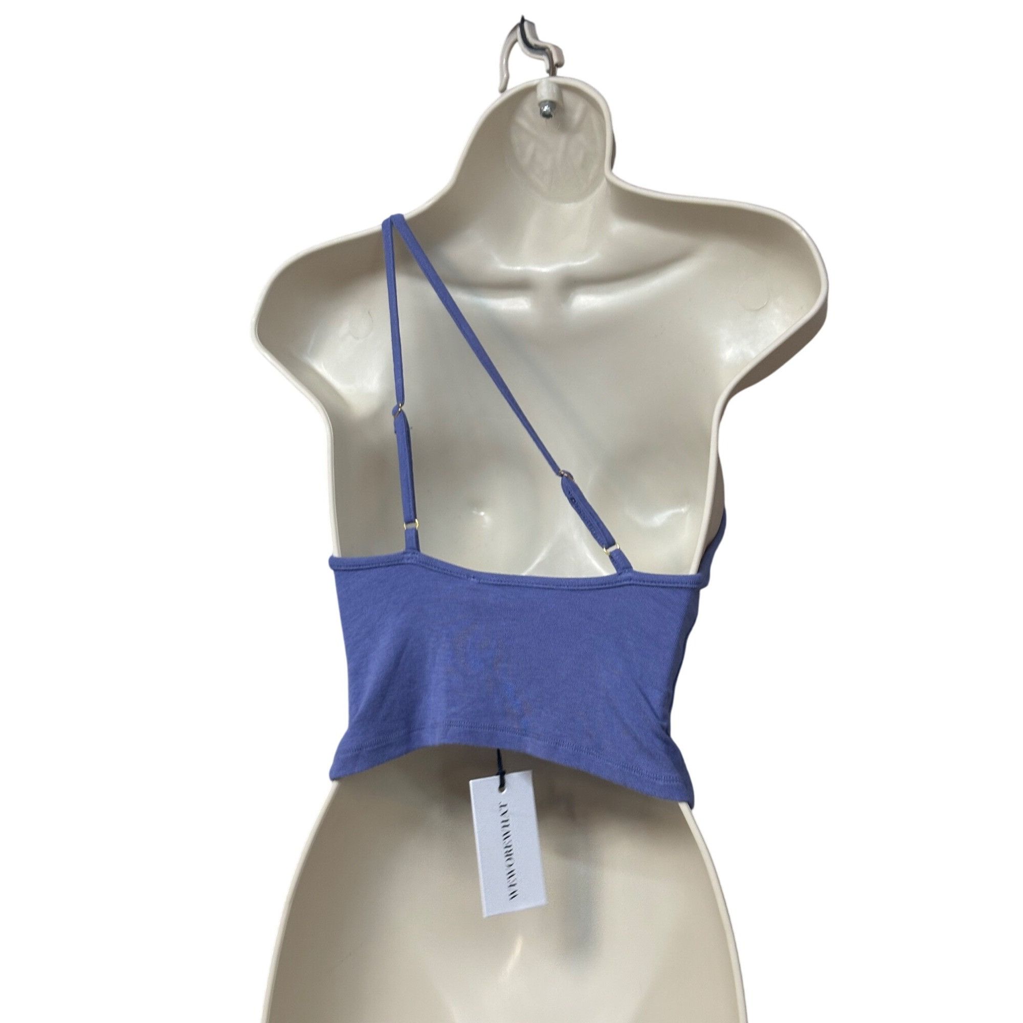 Other We Wore What Women's Cutout One Shoulder Tank, Blue Slate, S Size S / US 4 / IT 40 - 4 Thumbnail