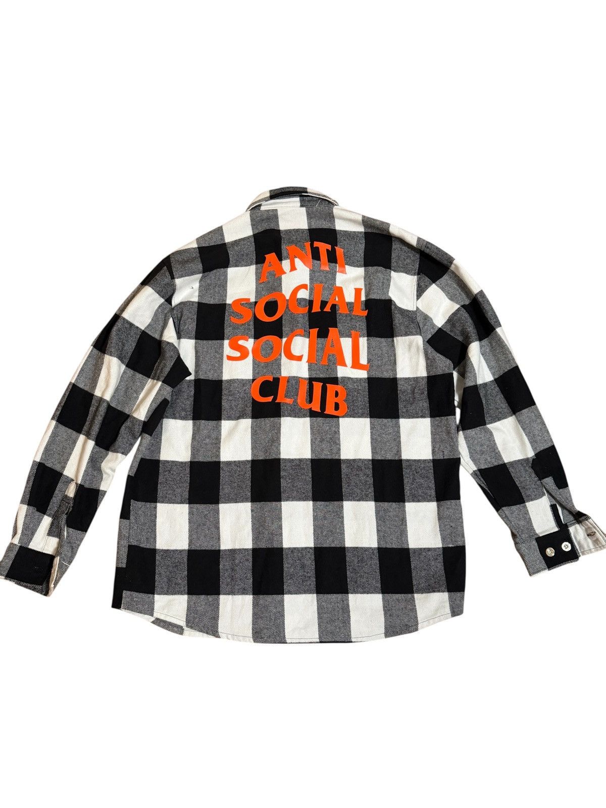 Anti Social Social Club 🔥Anti Social Social Club Kkoch Flannel Shirt/Anti Social Size US XL / EU 56 / 4 - 2 Thumbnail