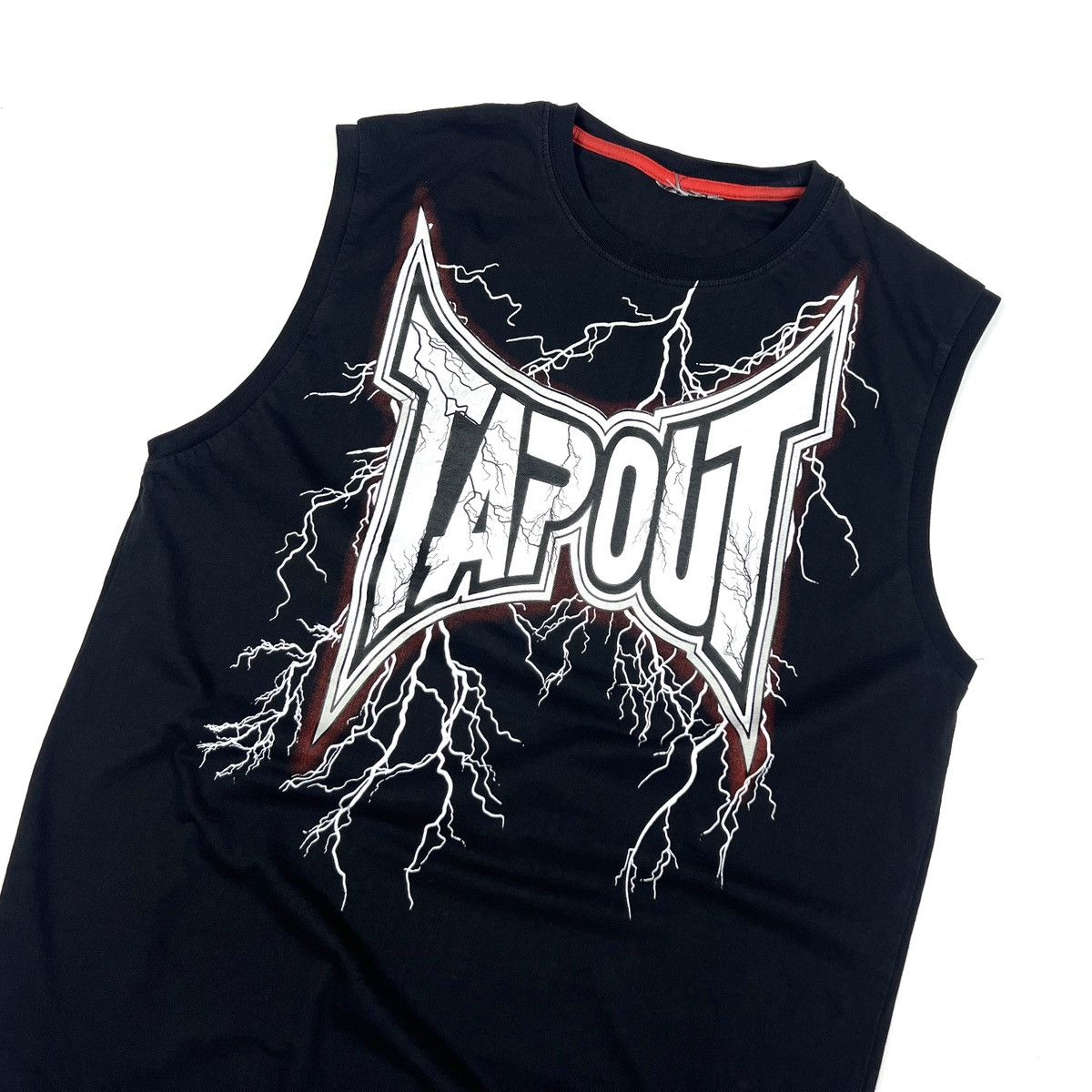 Tapout × Vintage Vintage Tapout Big Logo Black Cotton T Shirt Men’s Size L Size US L / EU 52-54 / 3 - 3 Thumbnail