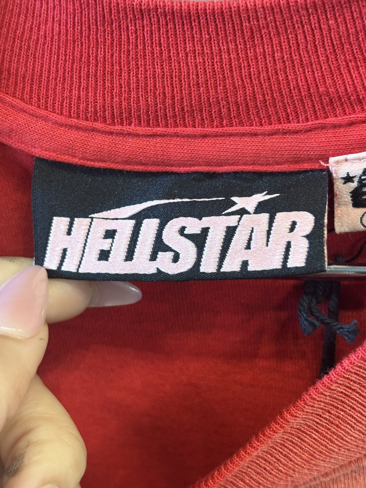 HELLSTAR HELLSTAR CURSIVE RED LOGO LONG SLEEVE SIZE S Size US S / EU 44-46 / 1 - 10 Thumbnail