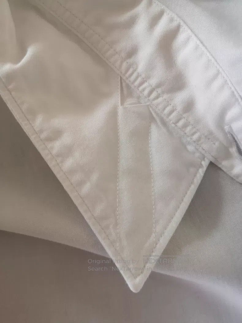 Comme des Garcons Comme Des Garcons Red Heart Embroidered White Shirt Size M / US 6-8 / IT 42-44 - 6 Thumbnail
