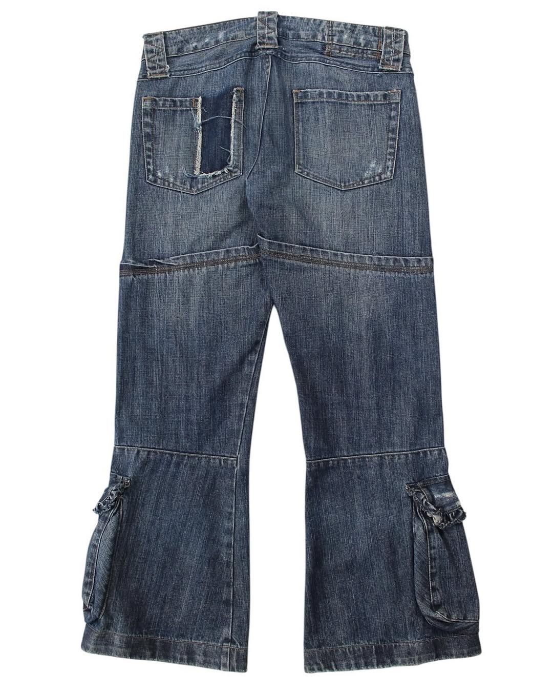 CLOSED × Marithe + Francois Girbaud SS2004 MARITHE FRANCOIS GIRBAUD CARGO JEANS Size US 27 - 3 Thumbnail