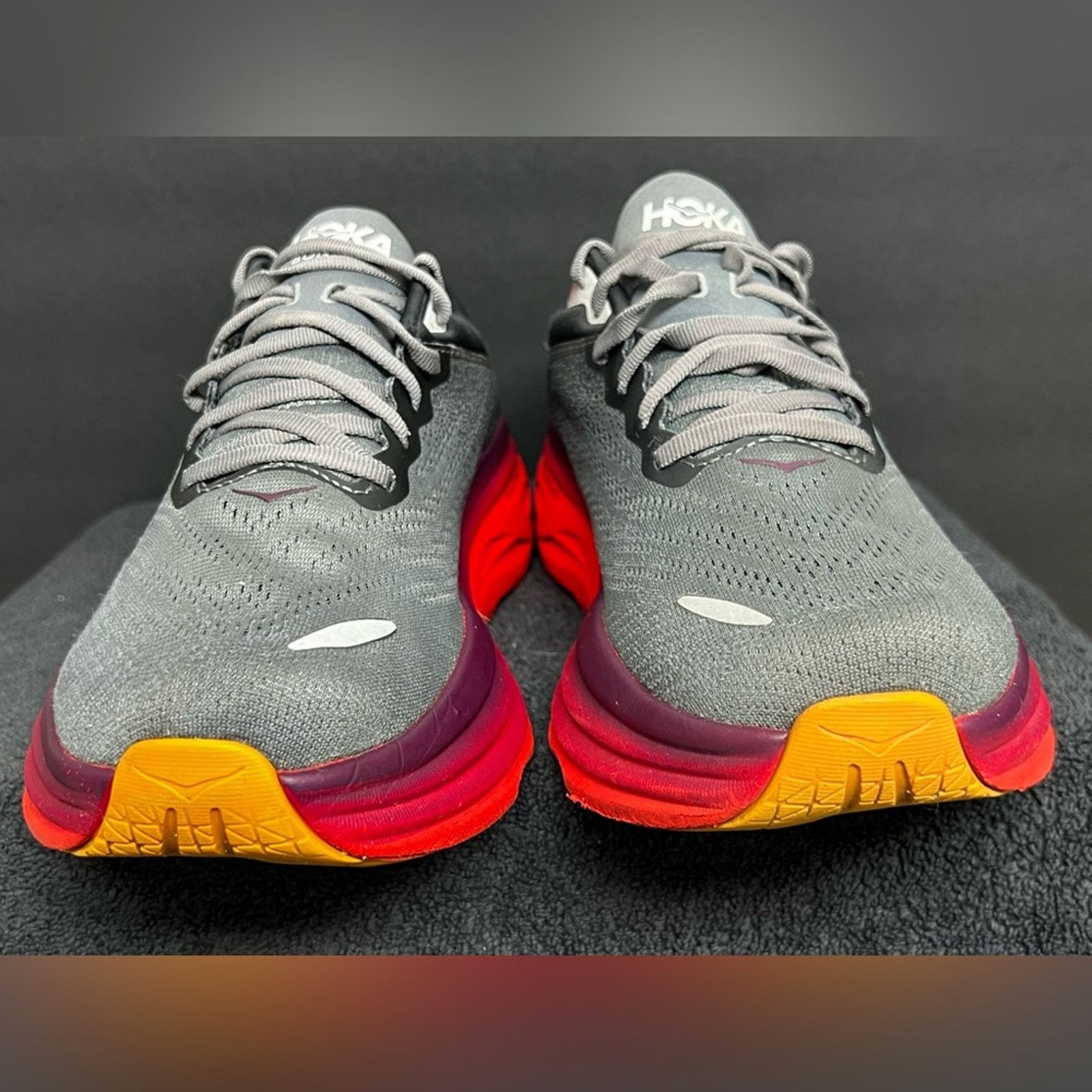 Hoka Hoka One One Bondi 8 Men’s SIZE 10.5 D Gray Athletic Shoes Size US 10.5 / EU 43-44 - 5 Thumbnail